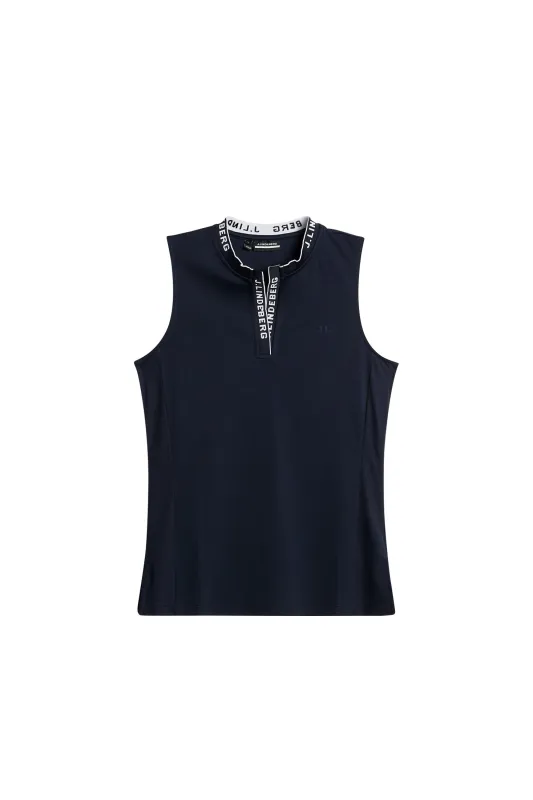 Leya Sleeveless Top / JL Navy sold by J. Lindeberg