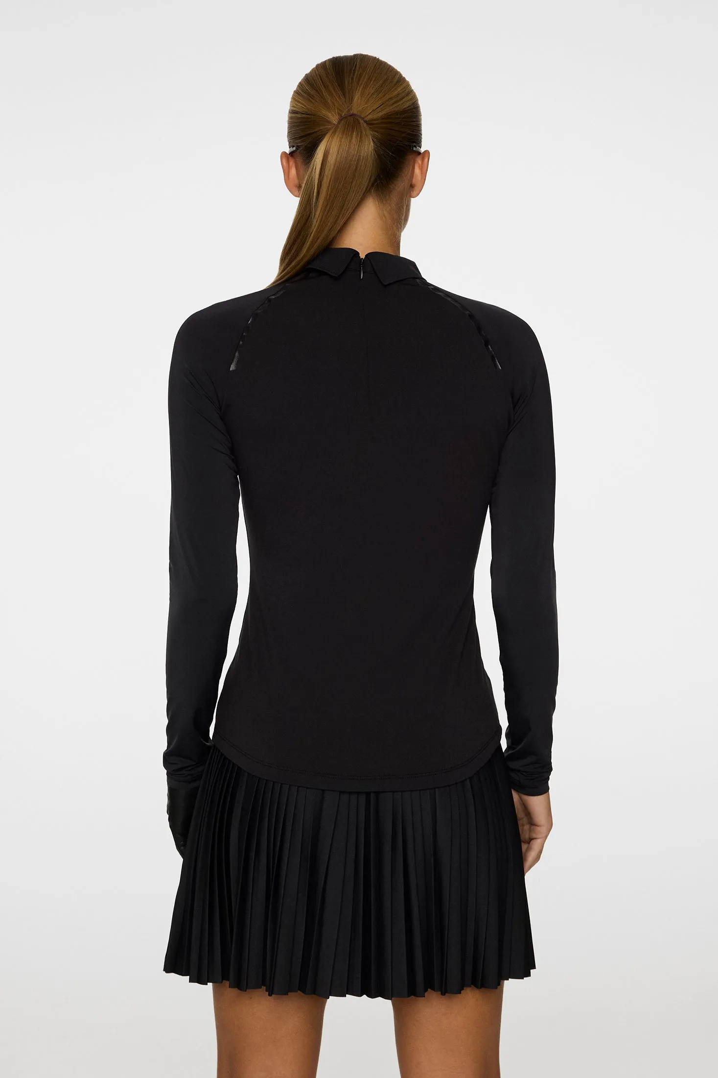 Tori Hybrid LS Polo / Black sold by J. Lindeberg product image thumbnail 4