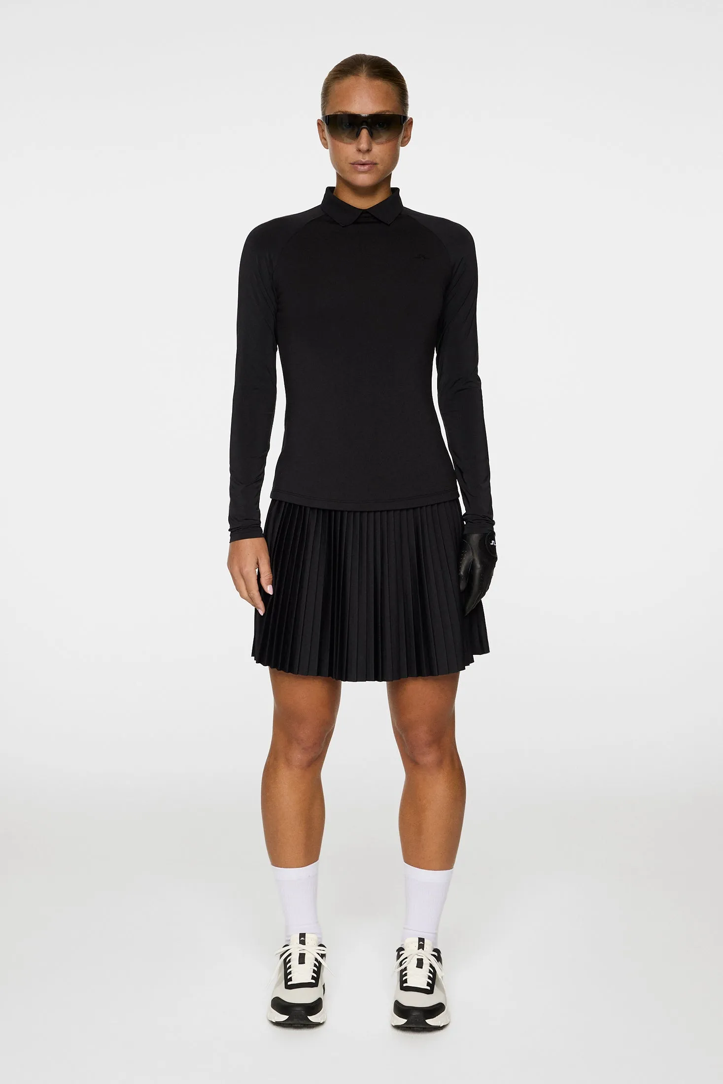 Tori Hybrid LS Polo / Black sold by J. Lindeberg product image thumbnail 5