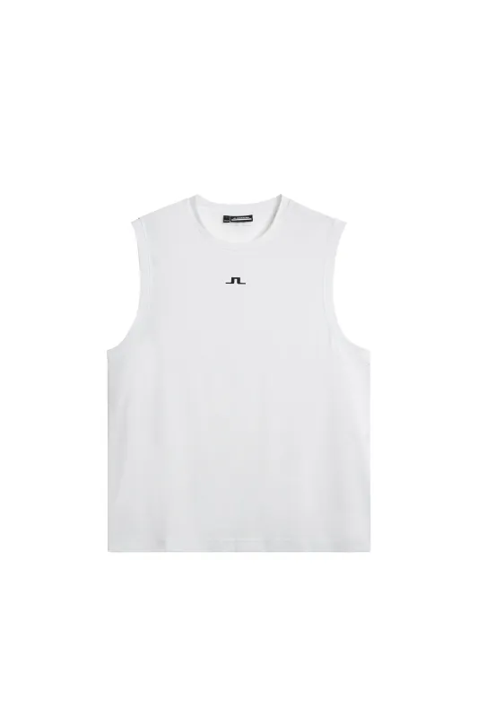 Jack Sleeveless Tee / White sold by J. Lindeberg