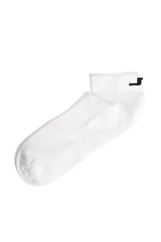 Rise Short Sock / White made by J. Lindeberg