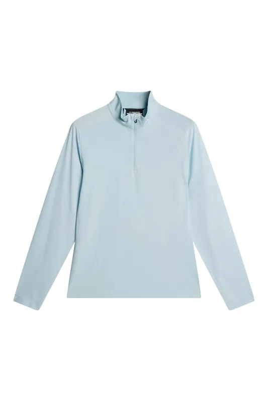 Harry Quarter Zip Mid Layer / Winter Sky sold by J. Lindeberg