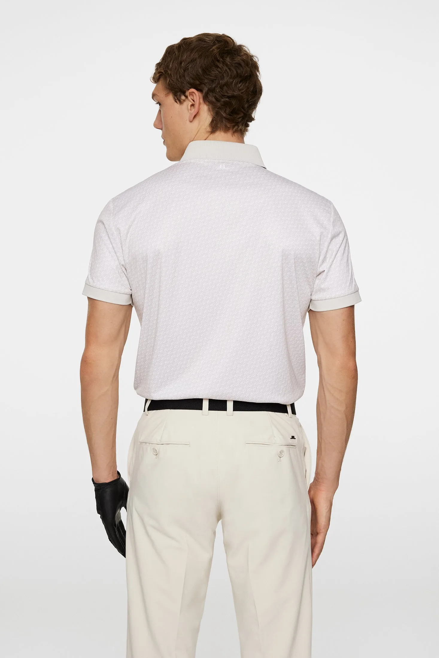 Tour Tech Print Polo / Shadow Bridge Moonbeam S sold by J. Lindeberg product image thumbnail 3