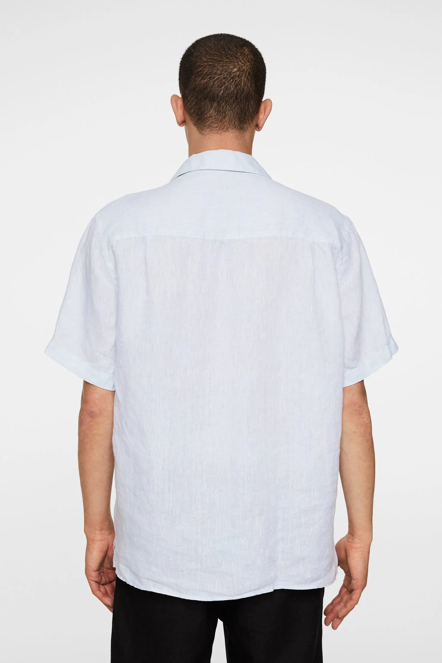 Elio Linen Melange Shirt / Winter Sky sold by J. Lindeberg product image thumbnail 3