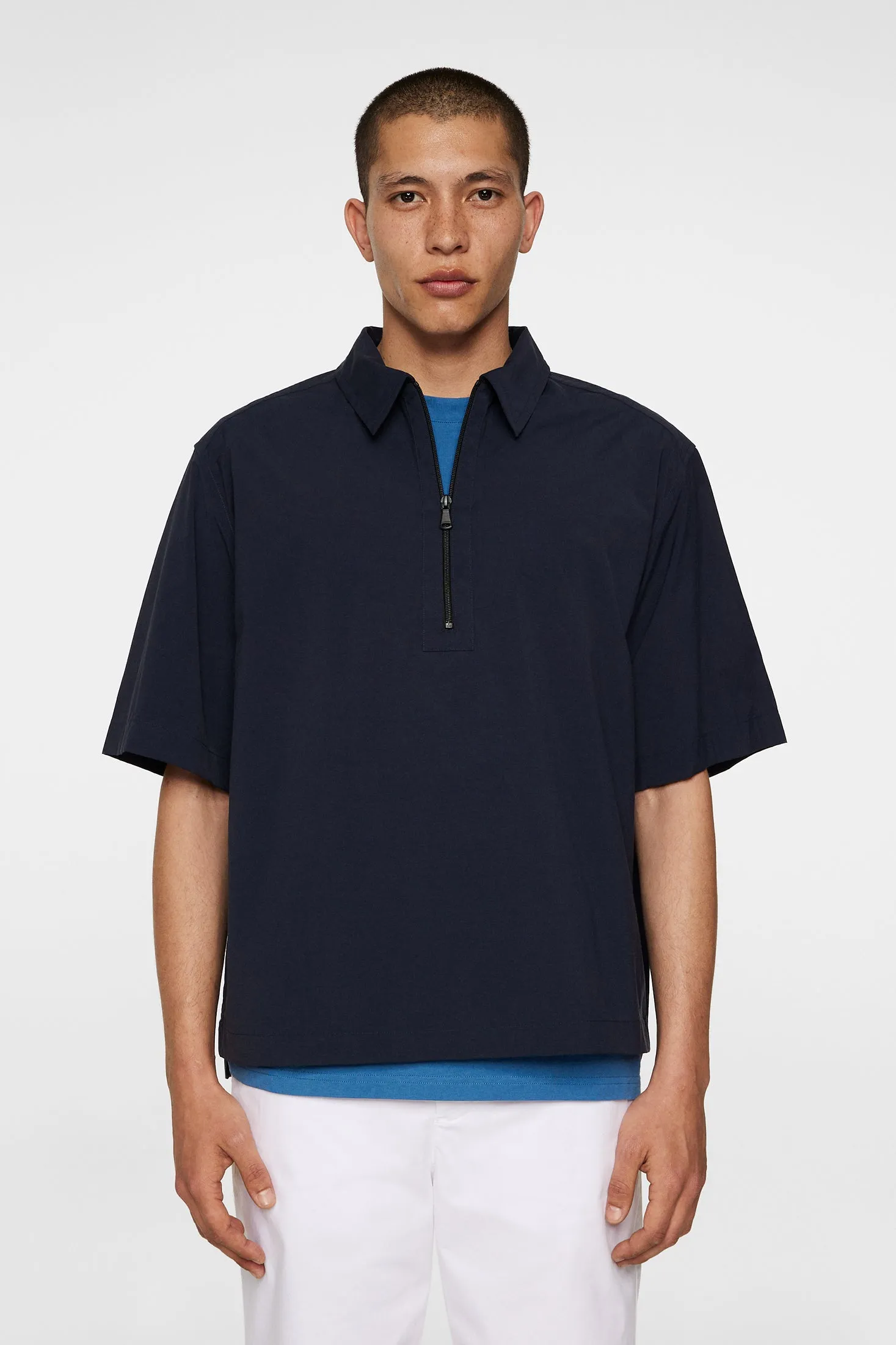 Corey Summer Stretch Overshirt / JL Navy sold by J. Lindeberg product image thumbnail 2