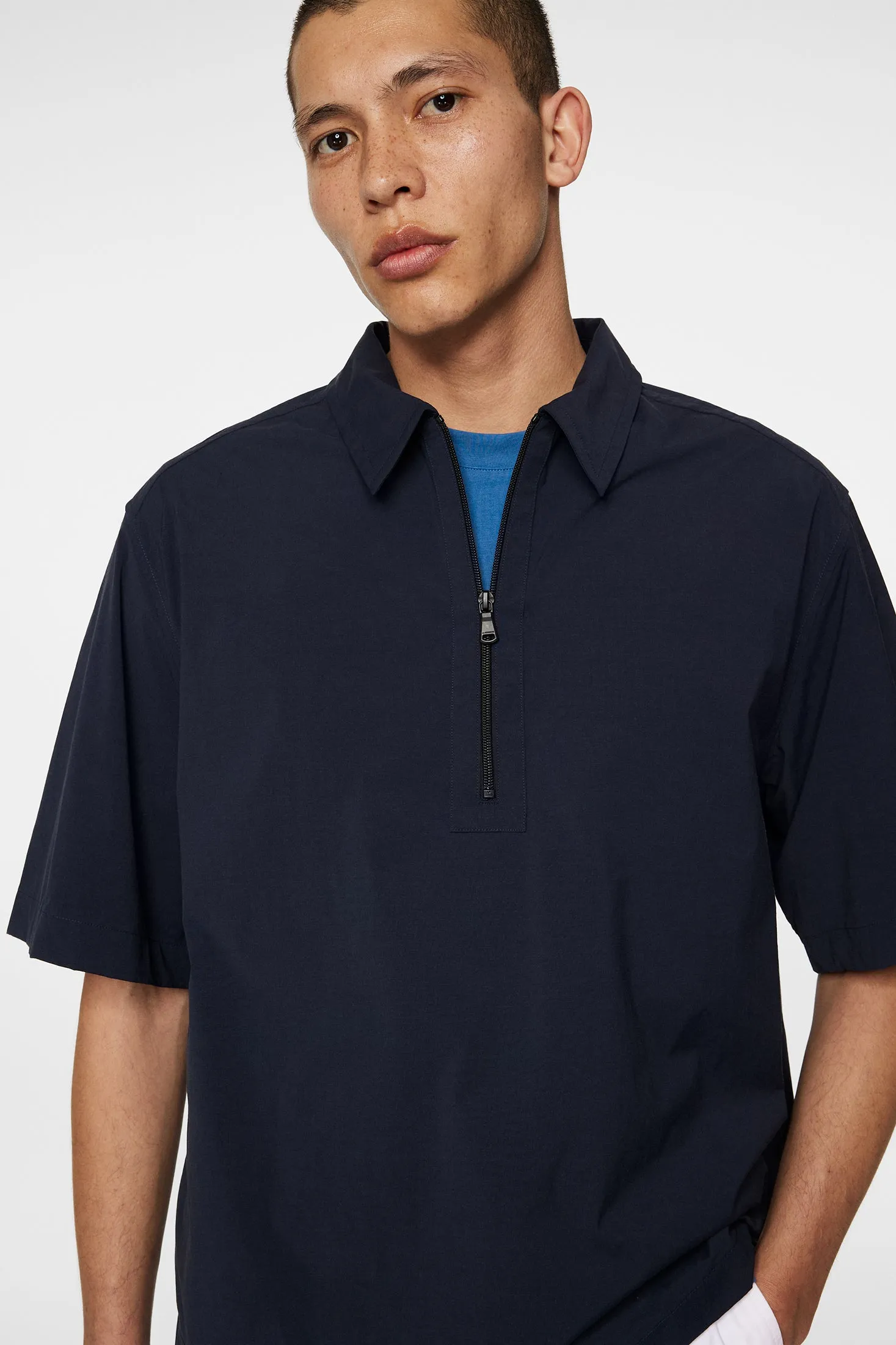Corey Summer Stretch Overshirt / JL Navy sold by J. Lindeberg product image thumbnail 5