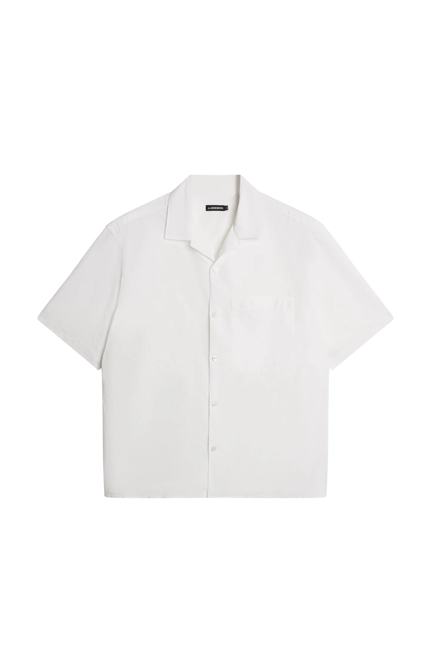 Ellis White Cotton Shirt / White sold by J. Lindeberg