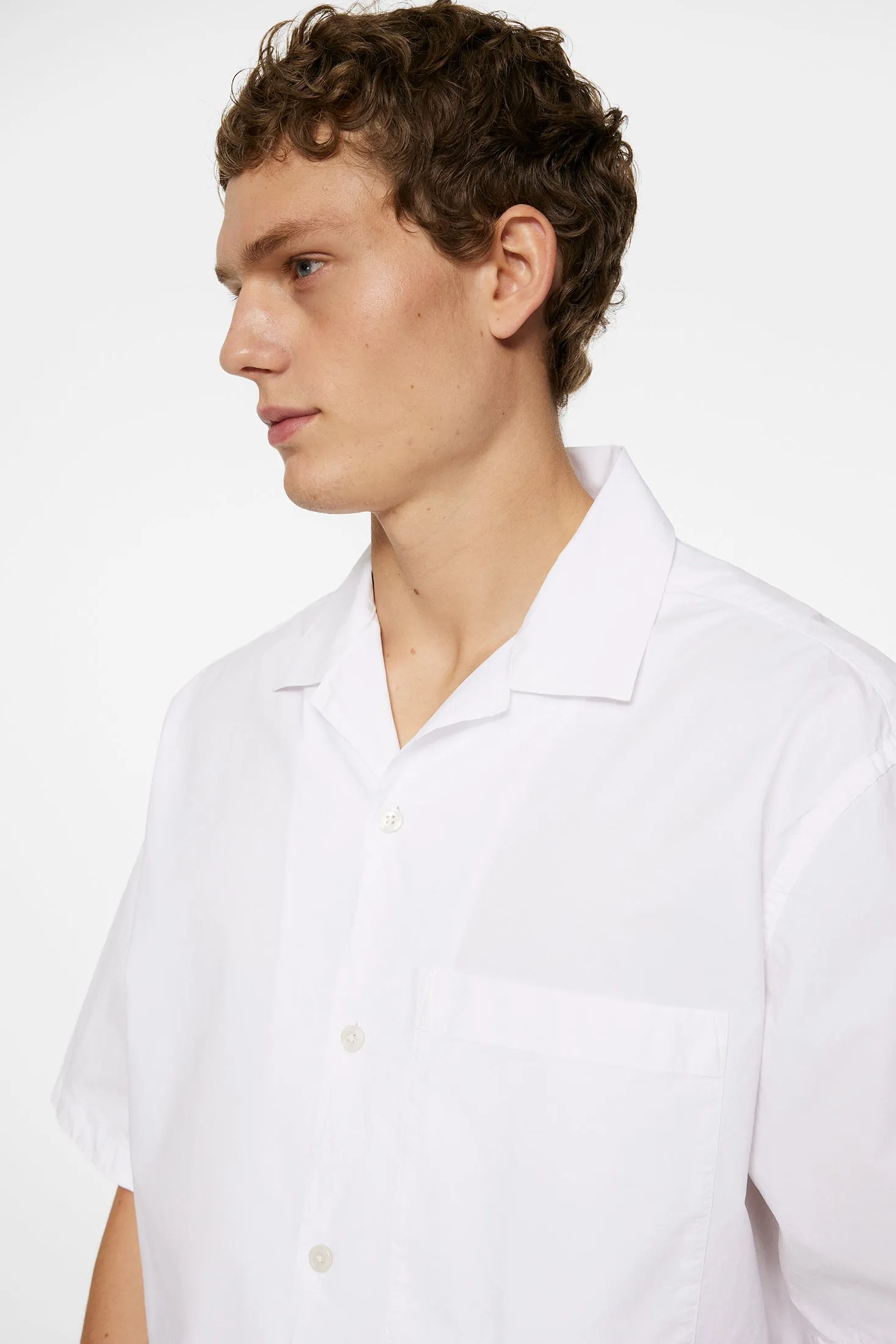 Ellis White Cotton Shirt / White sold by J. Lindeberg product image thumbnail 5