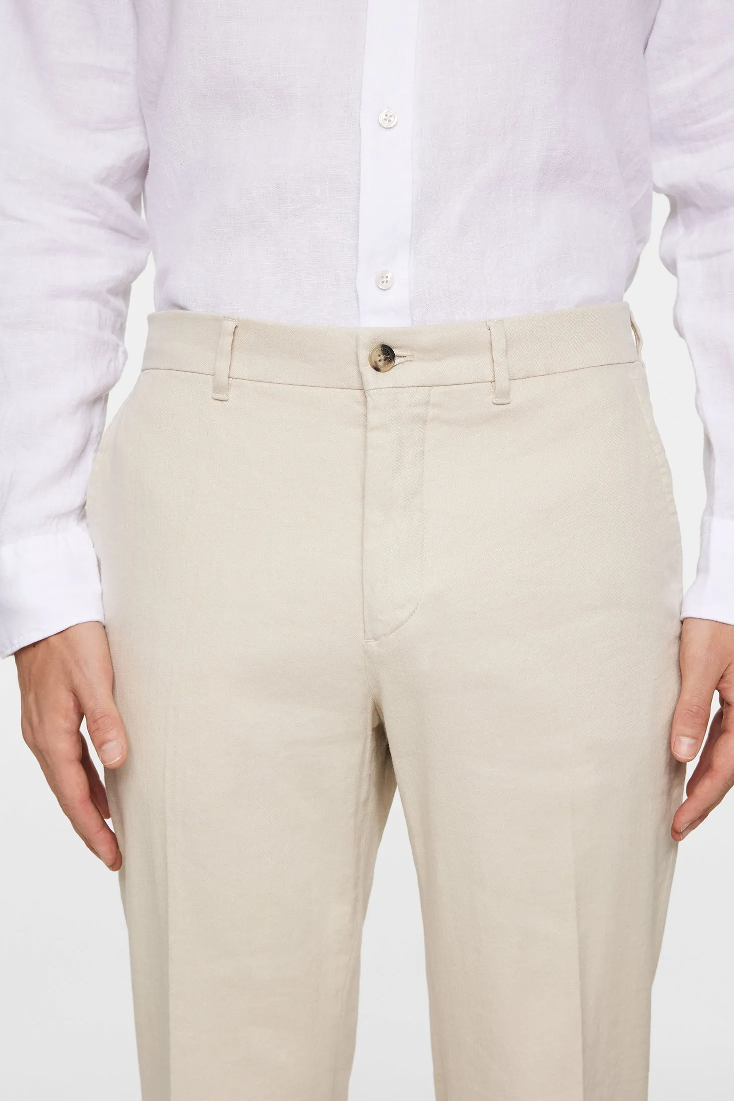 Lois C Linen Stretch Pants / Moonbeam sold by J. Lindeberg product image thumbnail 5