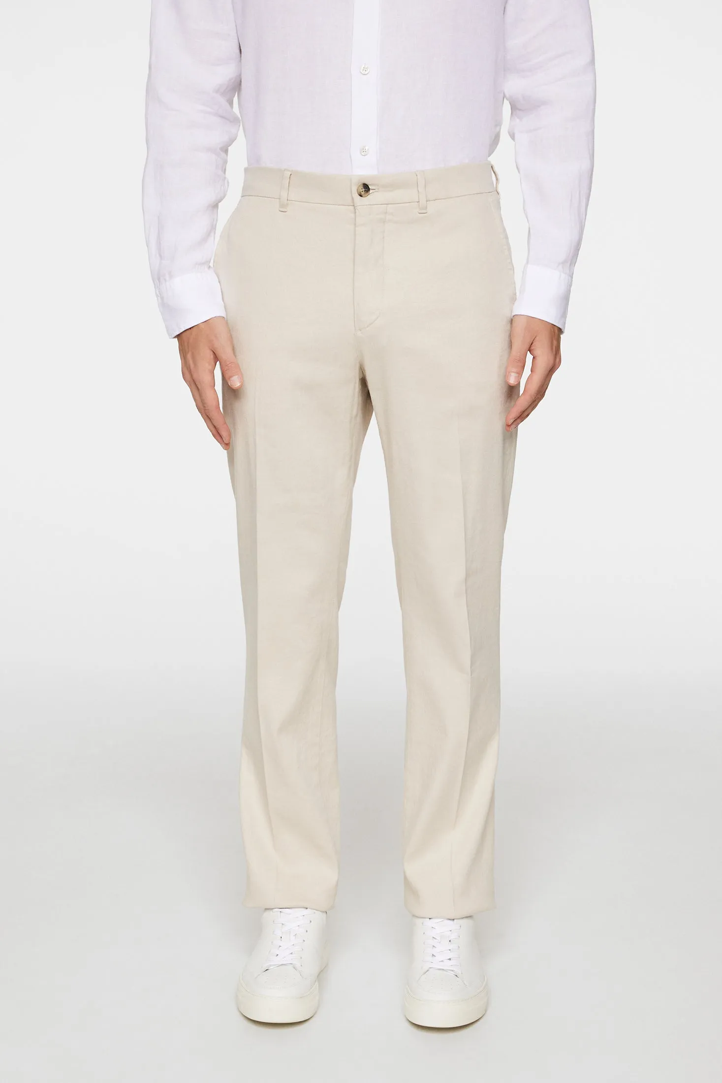 Lois C Linen Stretch Pants / Moonbeam sold by J. Lindeberg product image thumbnail 2