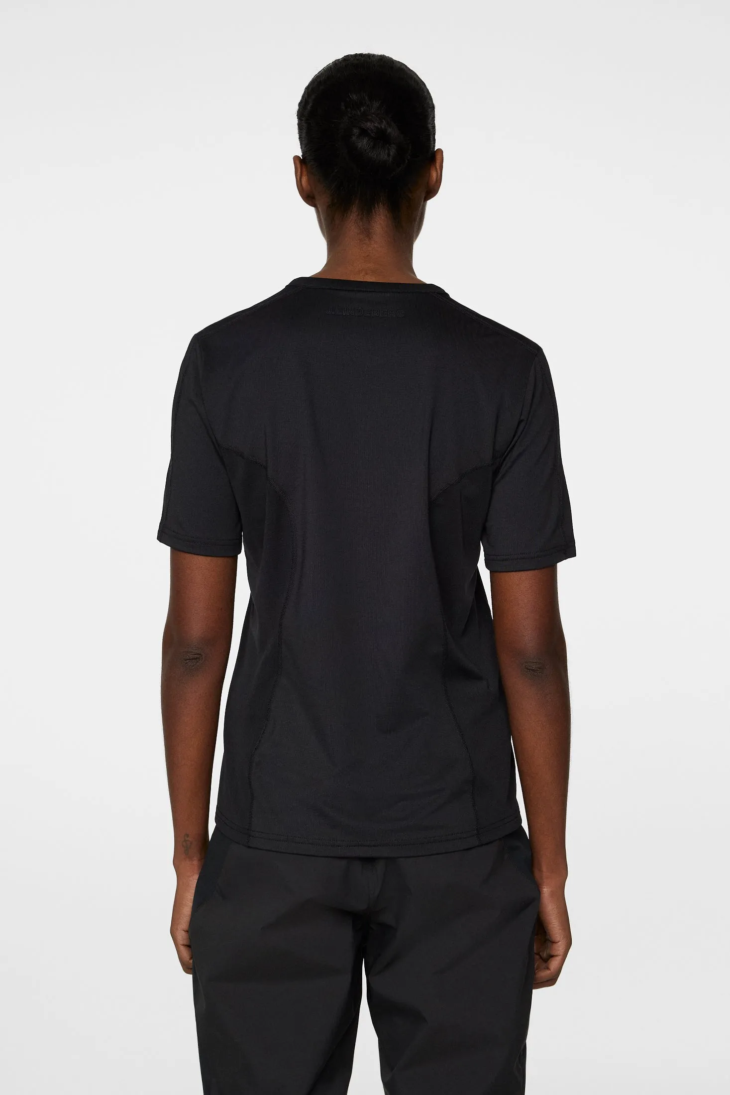Landa T-shirt / Black sold by J. Lindeberg product image thumbnail 4