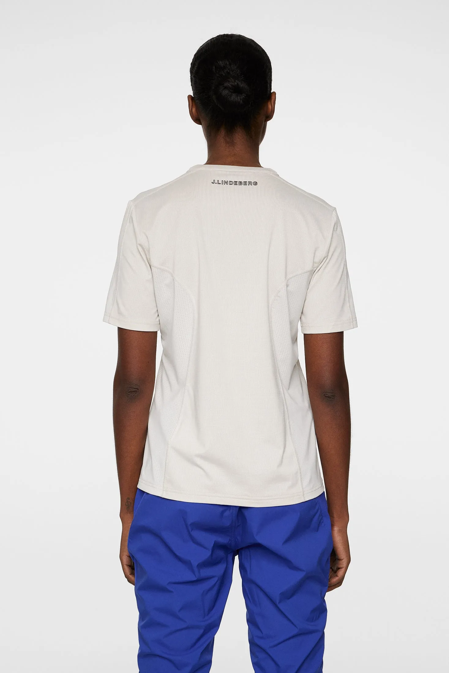 Landa T-shirt / Moonbeam Melange sold by J. Lindeberg product image thumbnail 4