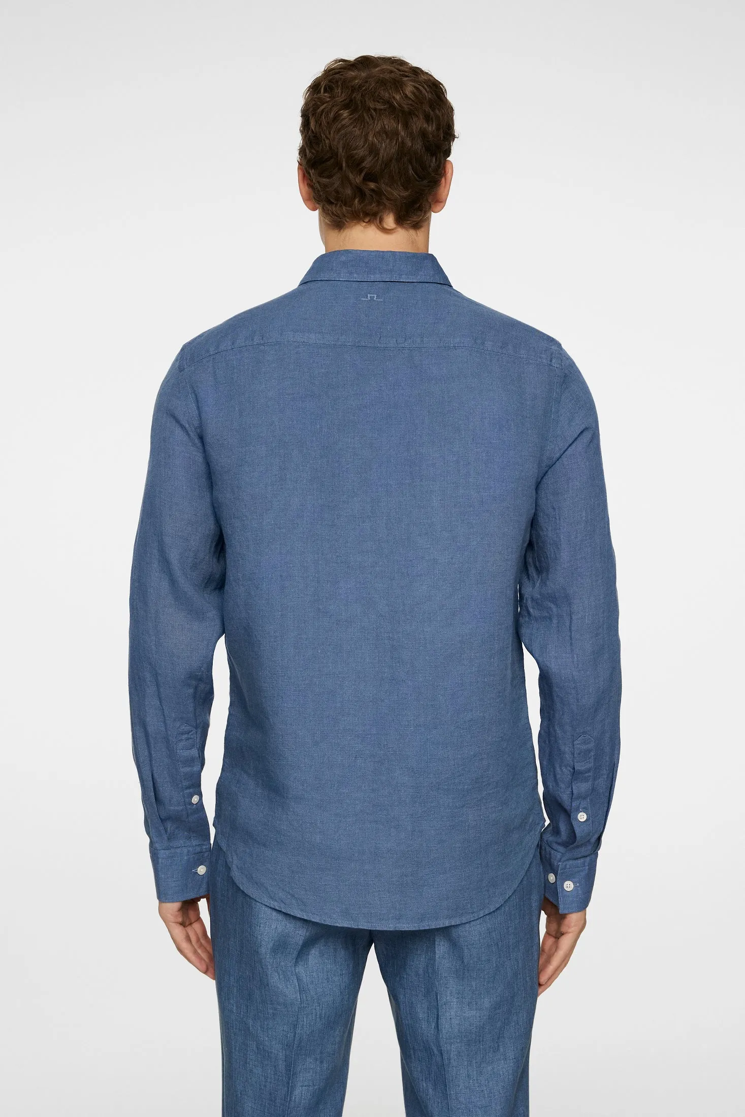 Slim LS Linen Melange Shirt / Rain Washed sold by J. Lindeberg product image thumbnail 3