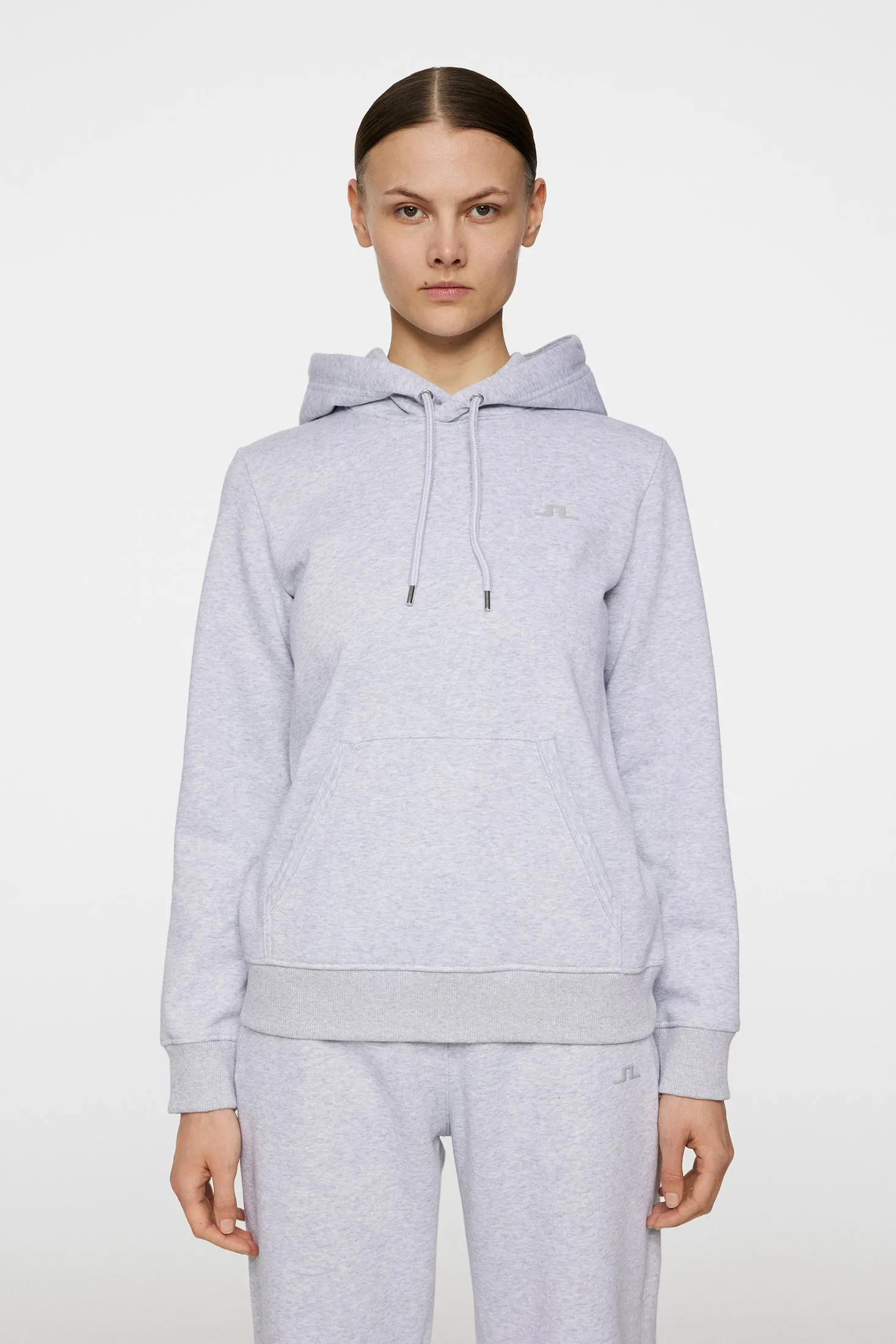 W Alpha Hood / Light Grey Melange sold by J. Lindeberg product image thumbnail 2