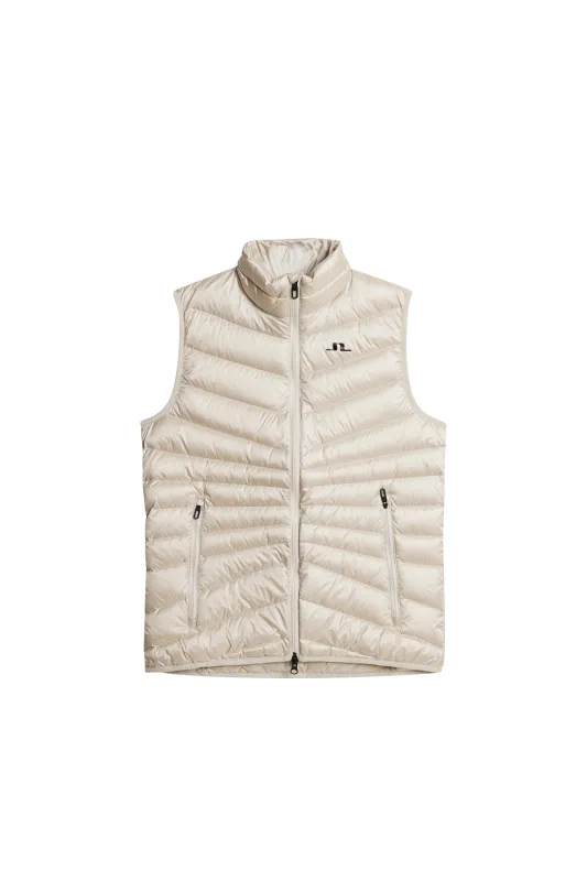 Lara Light Down Vest / Moonbeam sold by J. Lindeberg