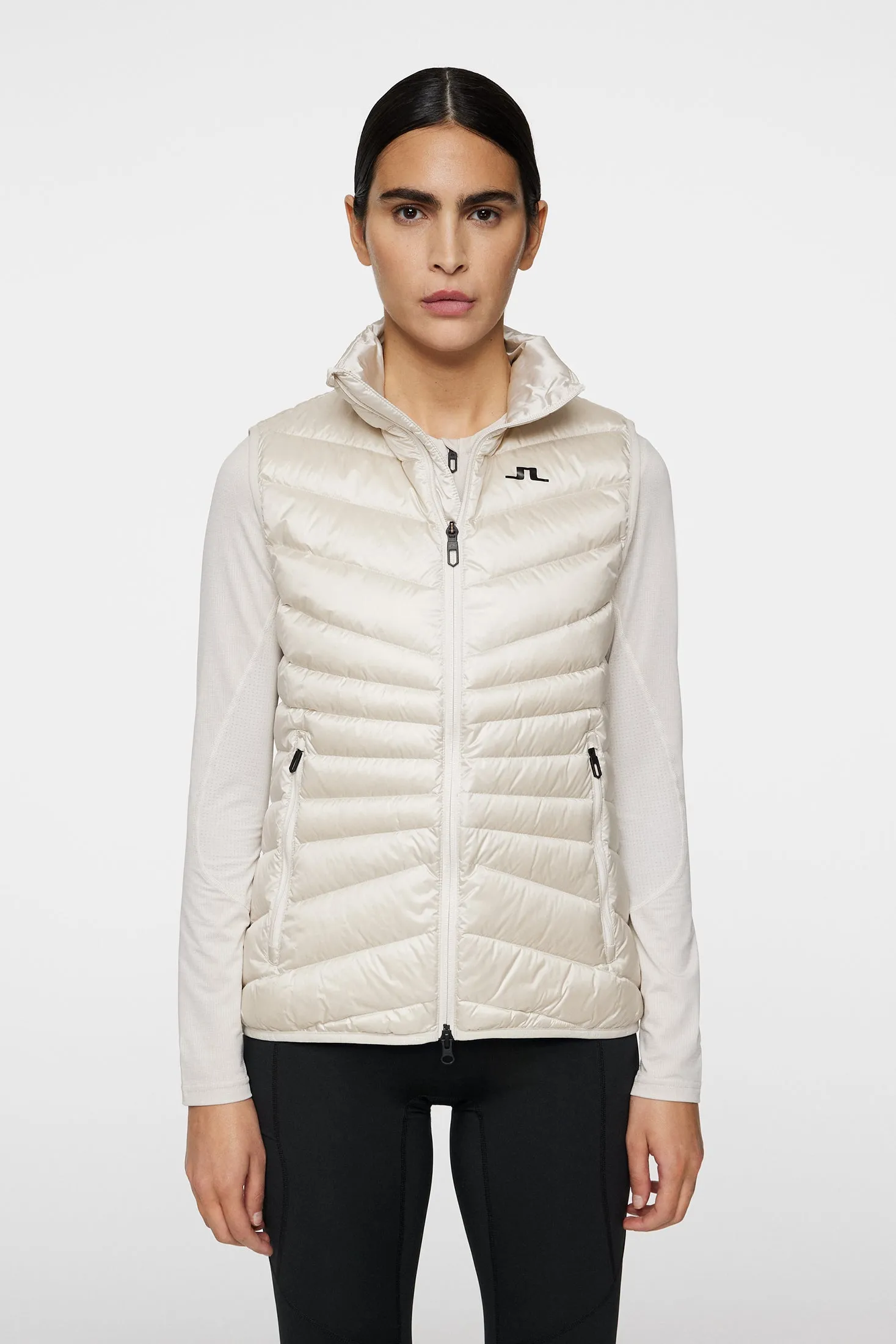 Lara Light Down Vest / Moonbeam sold by J. Lindeberg product image thumbnail 2