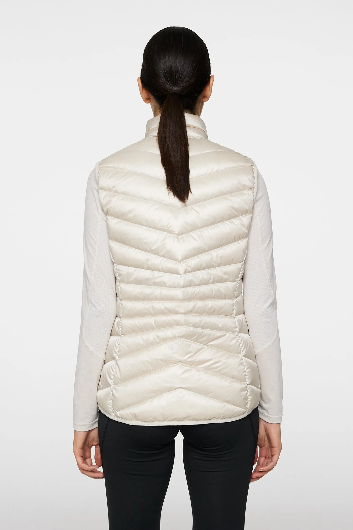 Lara Light Down Vest / Moonbeam sold by J. Lindeberg product image thumbnail 3
