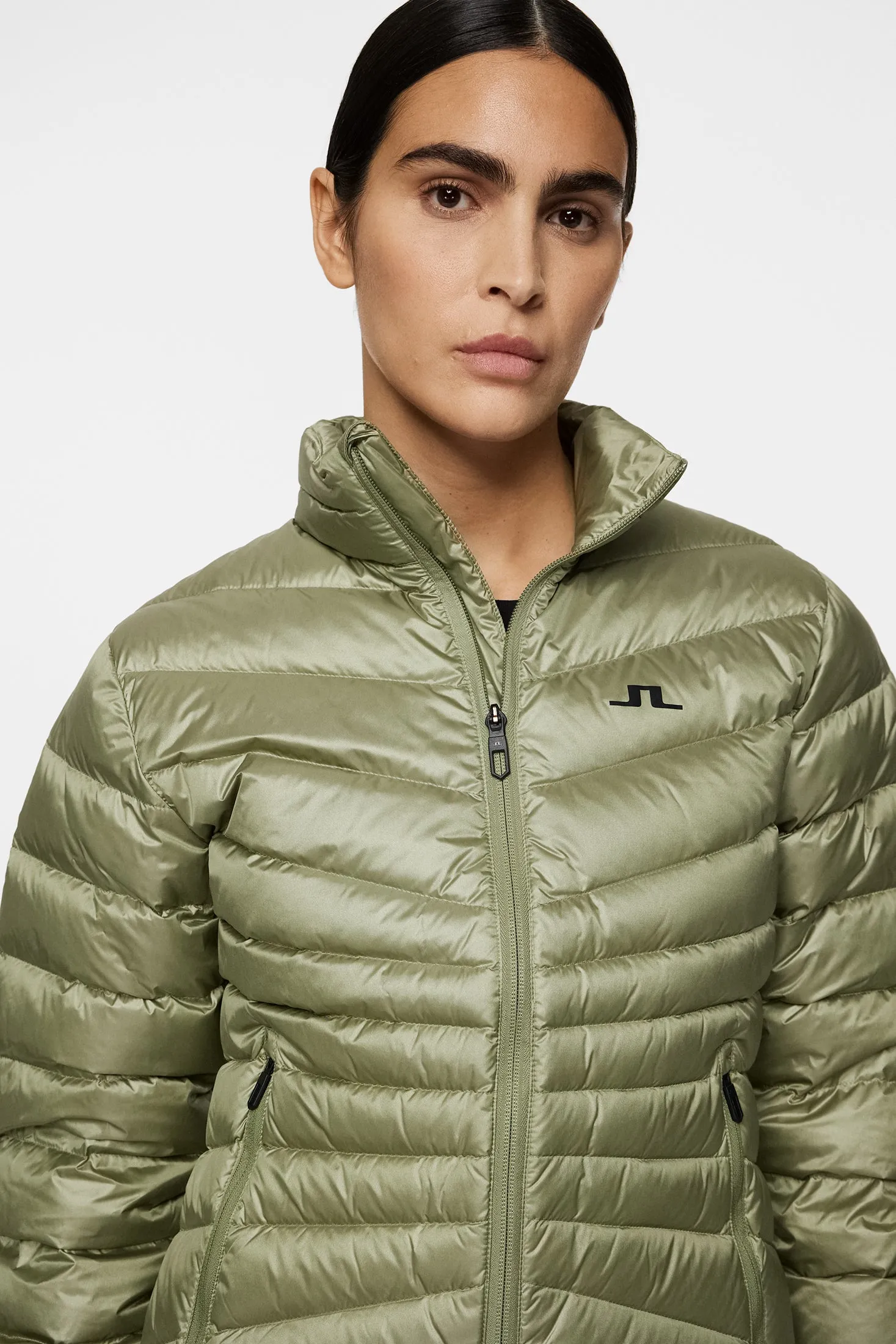 Lara Light Down Jacket / Oil Green sold by J. Lindeberg product image thumbnail 5