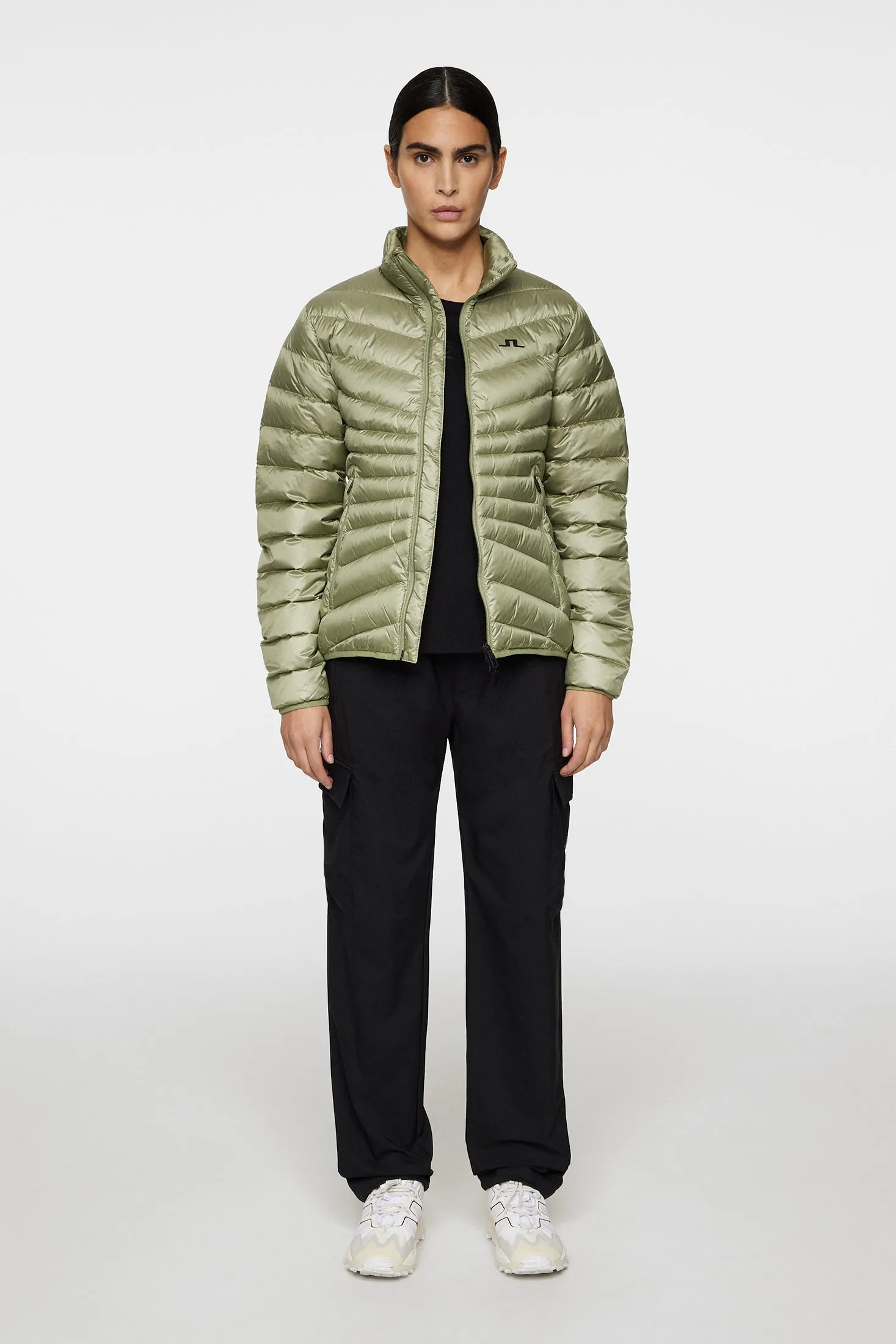 Lara Light Down Jacket / Oil Green sold by J. Lindeberg product image thumbnail 4