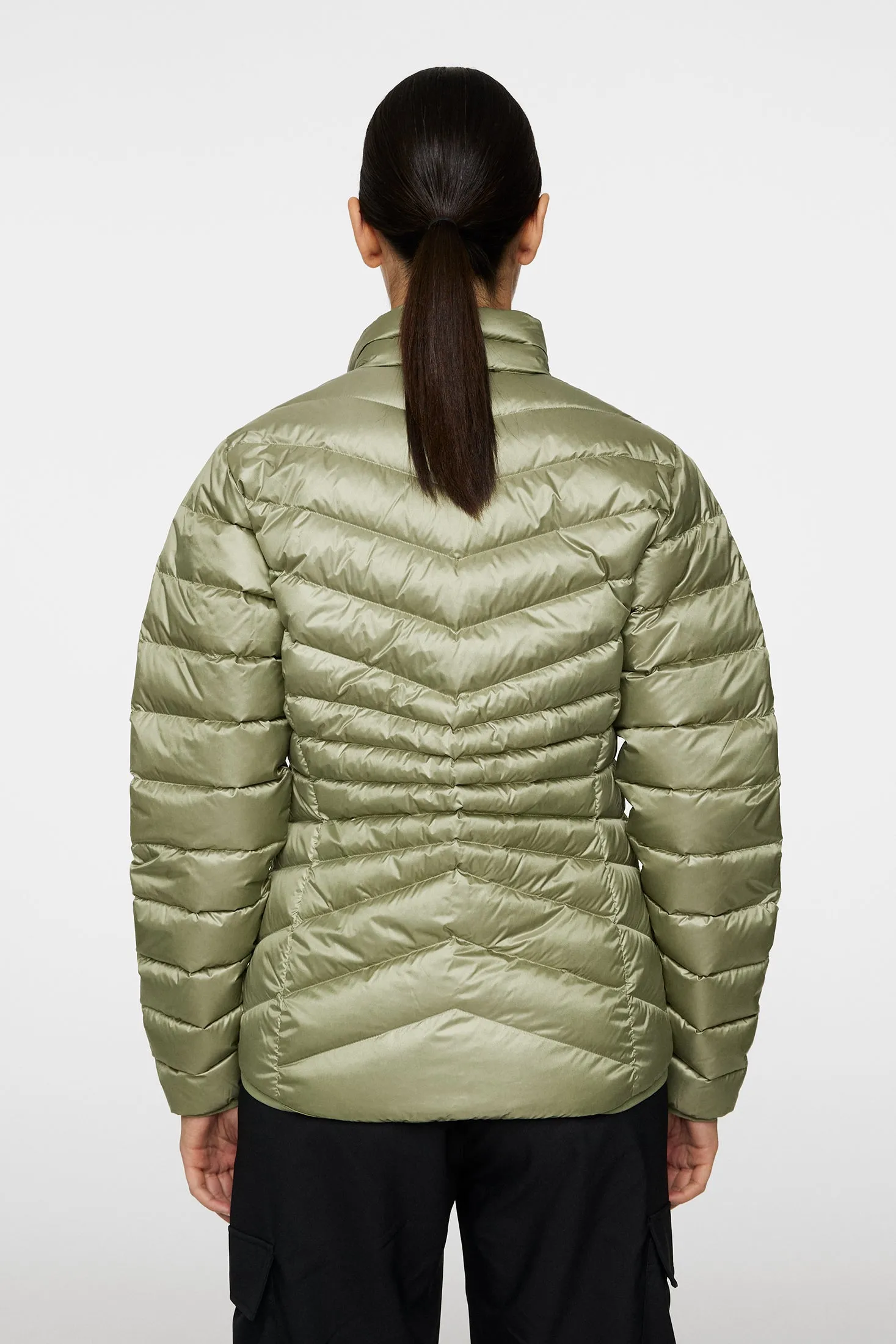 Lara Light Down Jacket / Oil Green sold by J. Lindeberg product image thumbnail 3