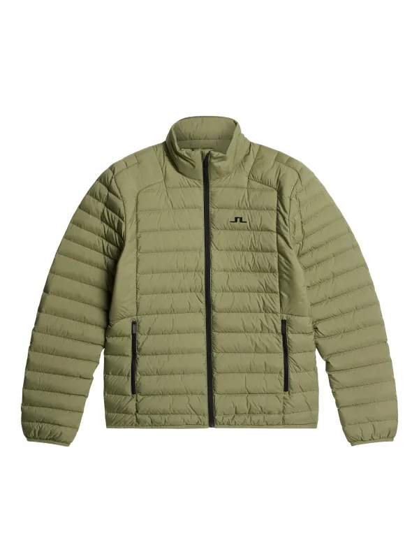 Oden Light Down Jacket / Oil Green sold by J. Lindeberg