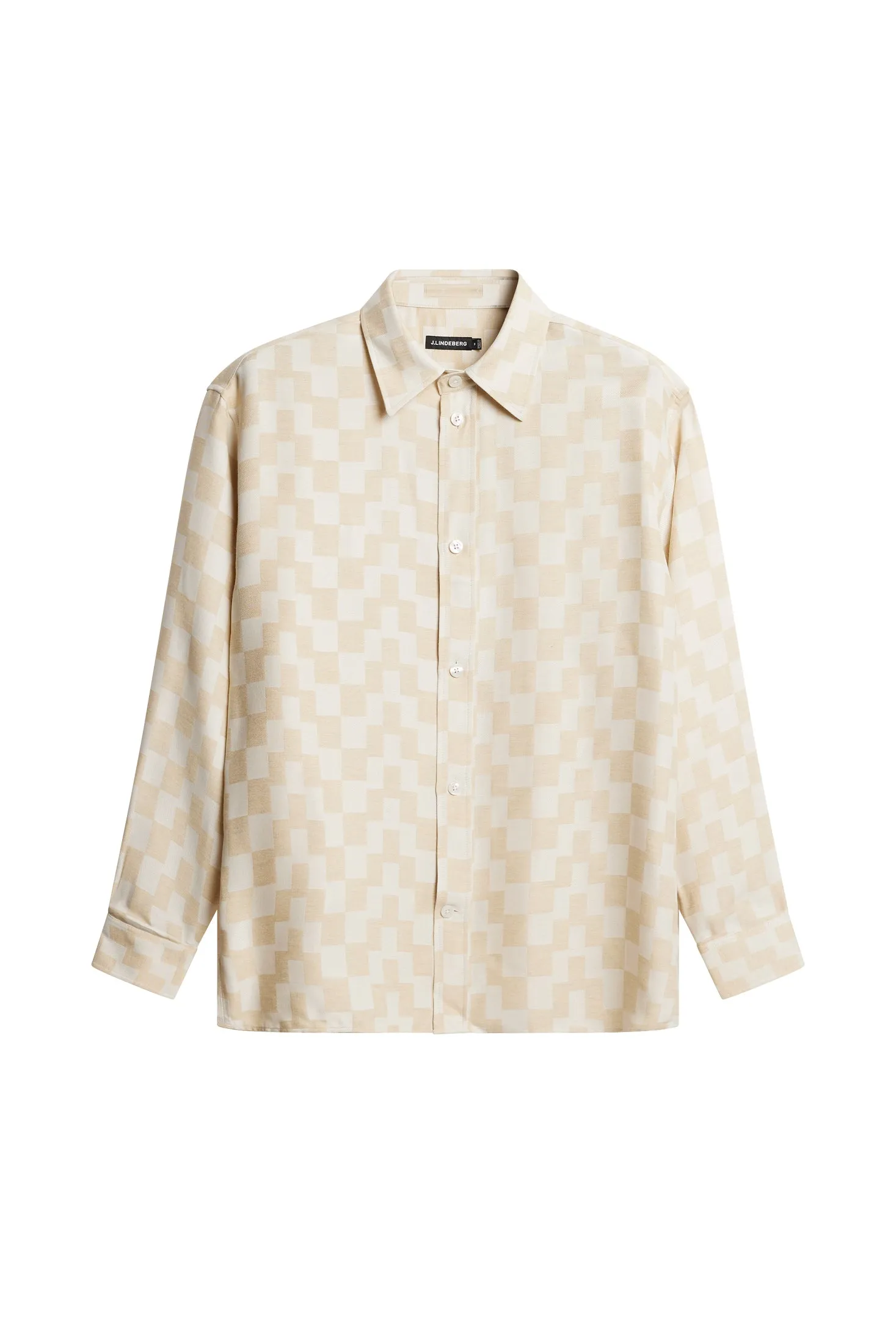 Howard Jacquard Shirt / Moonbeam sold by J. Lindeberg