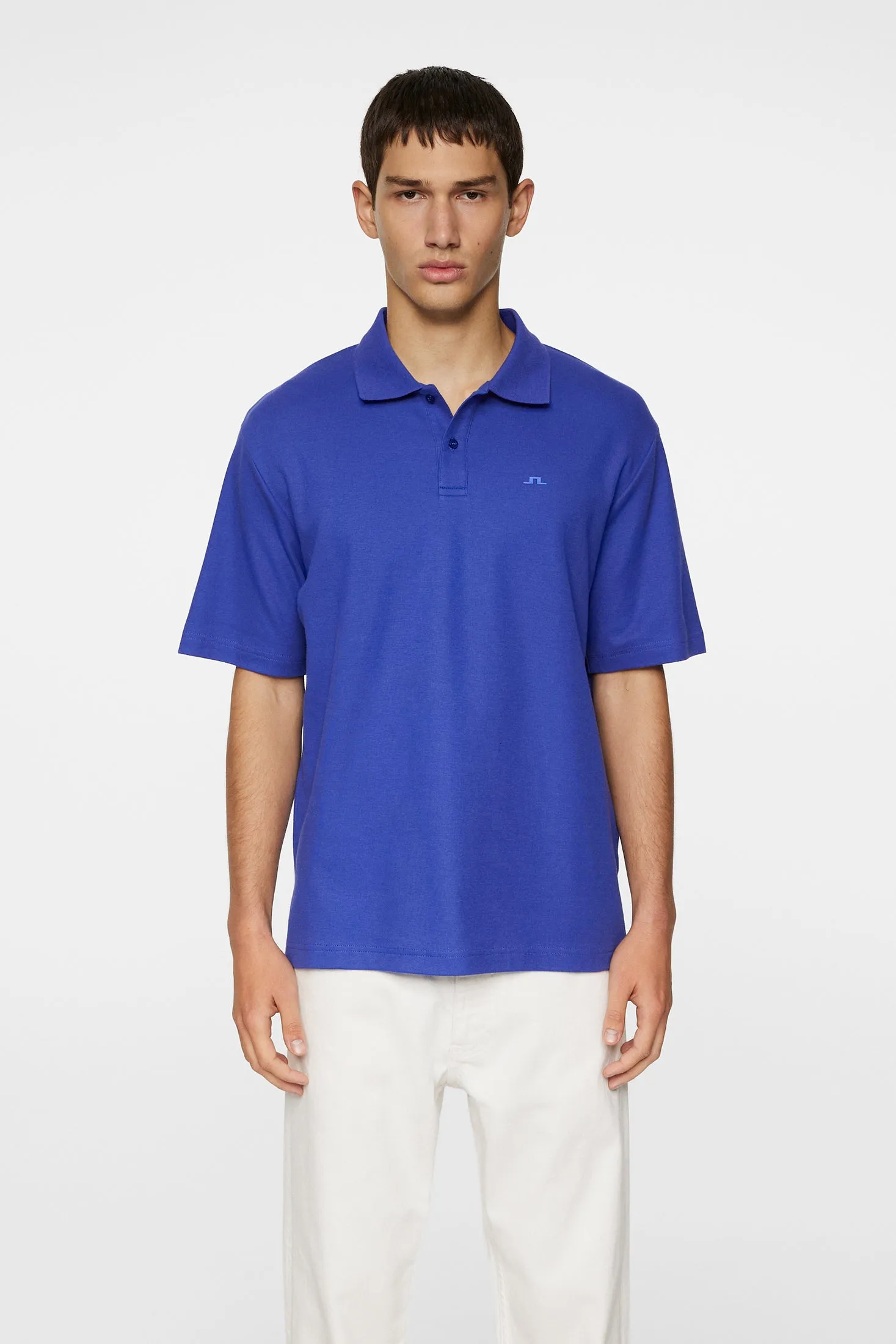 Trond Polo Pique / Clematis Blue sold by J. Lindeberg product image thumbnail 3