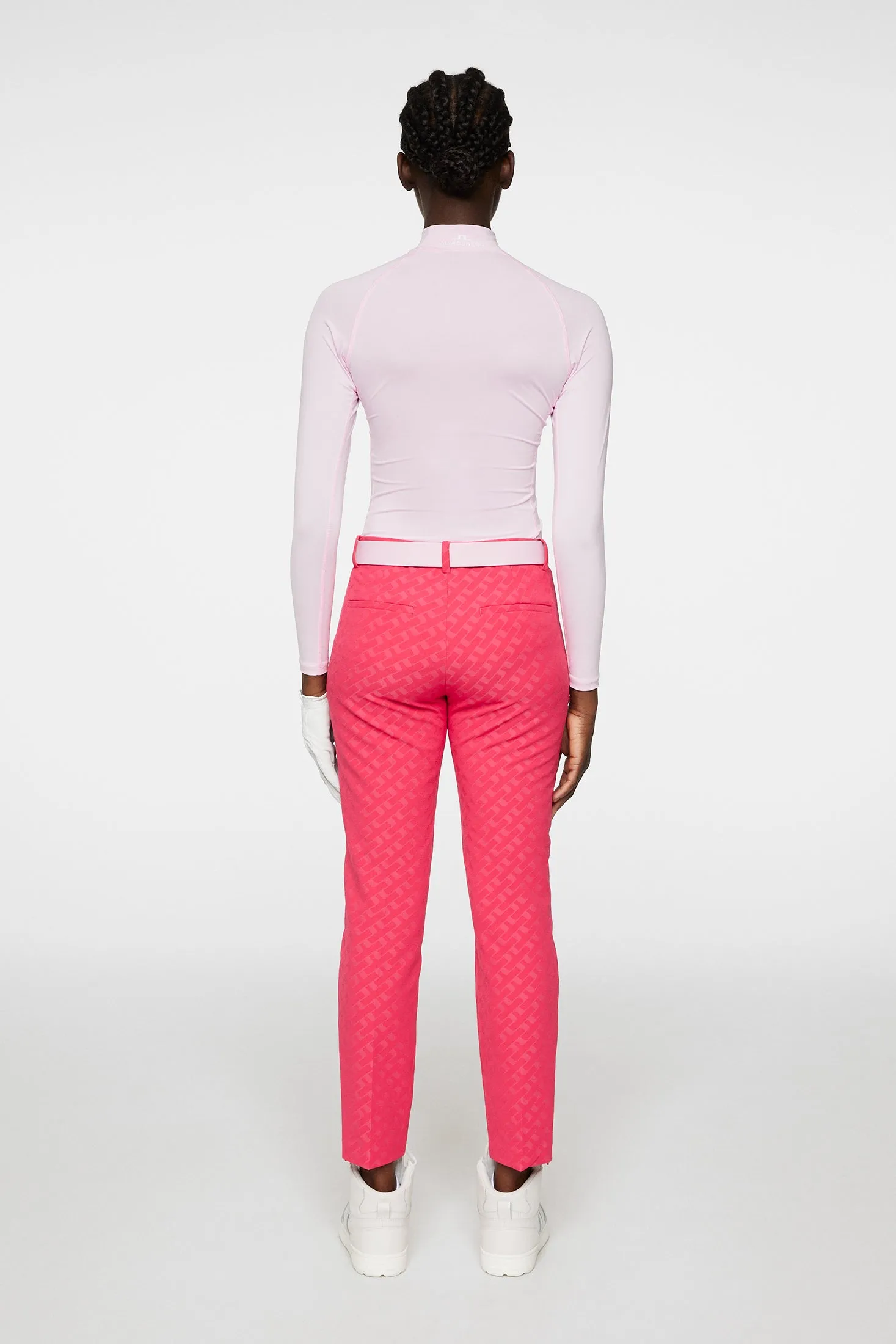 Pia Bridge Pant / Tour Geo Jacquard Pink M sold by J. Lindeberg product image thumbnail 3