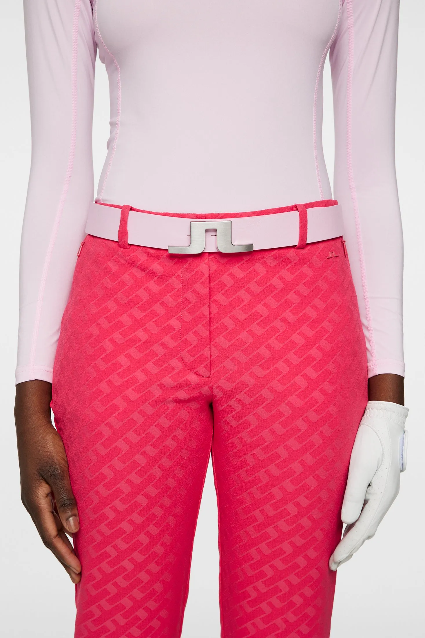 Pia Bridge Pant / Tour Geo Jacquard Pink M sold by J. Lindeberg product image thumbnail 5