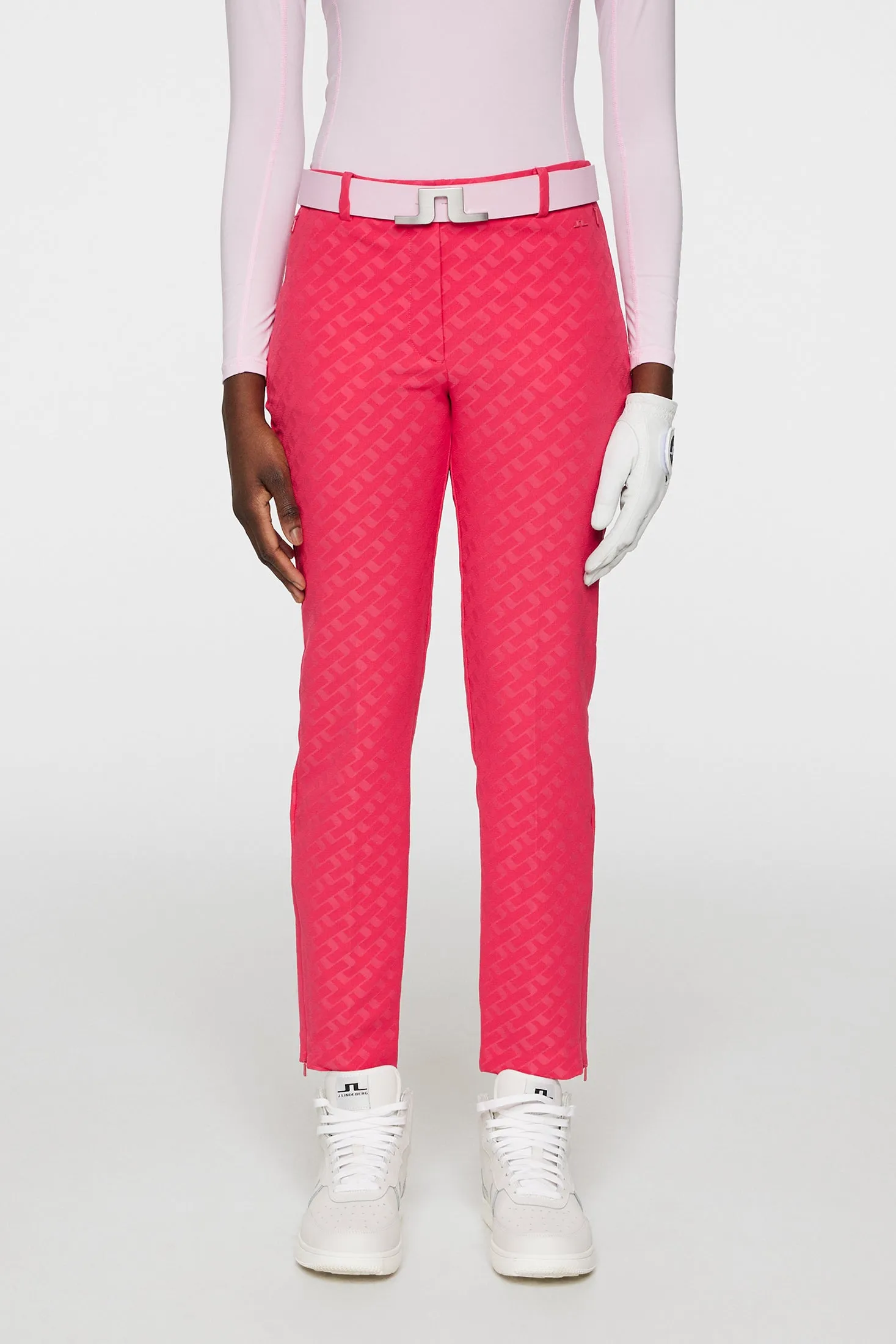 Pia Bridge Pant / Tour Geo Jacquard Pink M sold by J. Lindeberg product image thumbnail 2