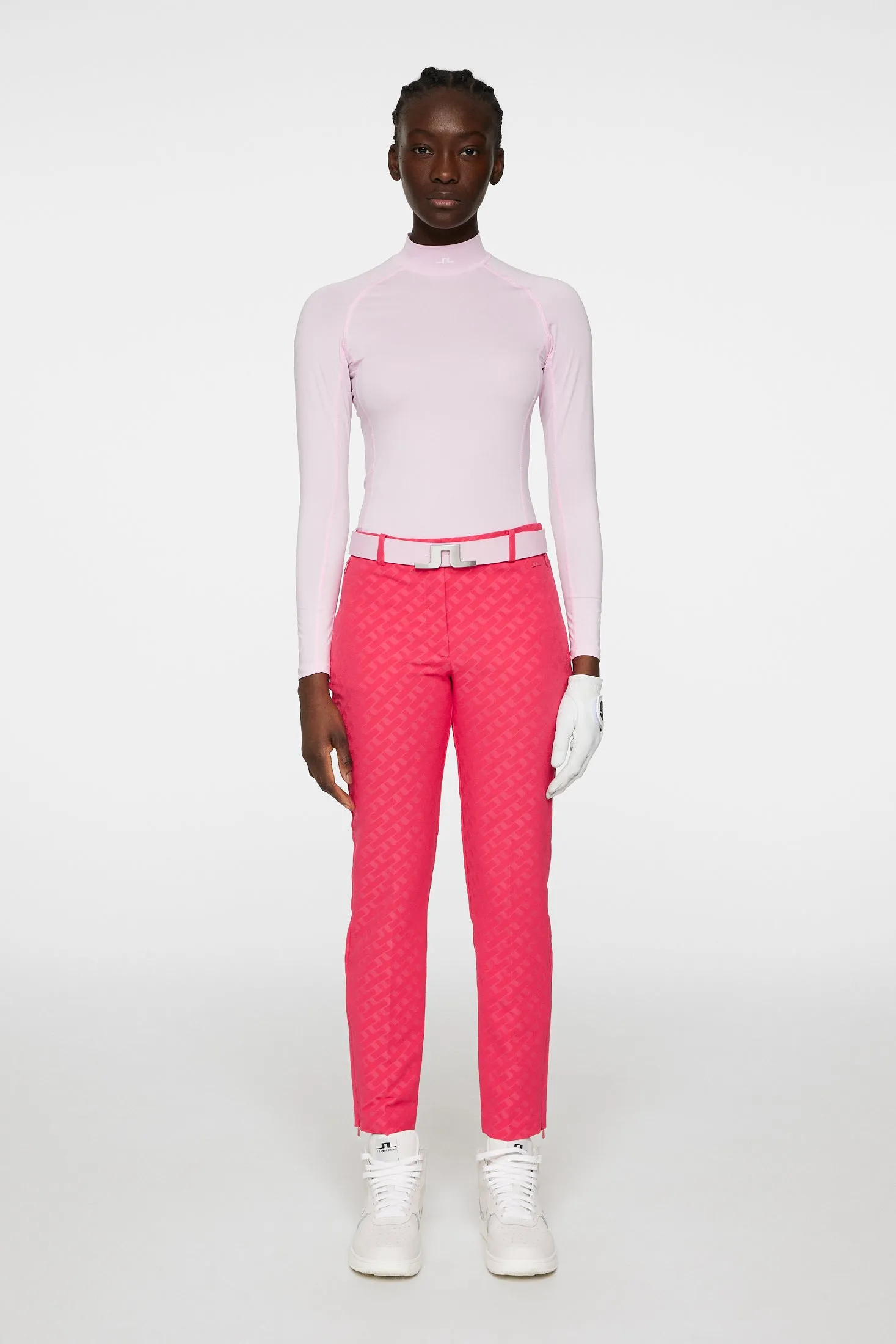 Pia Bridge Pant / Tour Geo Jacquard Pink M sold by J. Lindeberg product image thumbnail 4