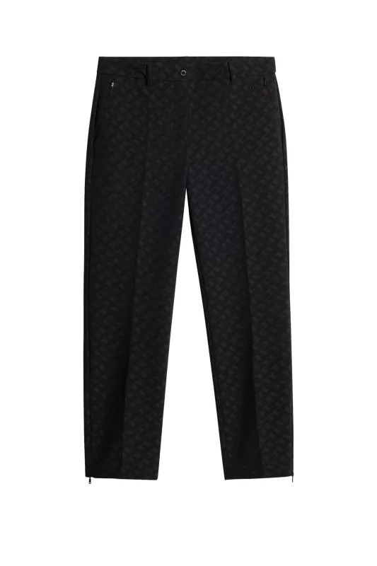 Pia Bridge Pant / Tour Geo Jacquard Black M sold by J. Lindeberg