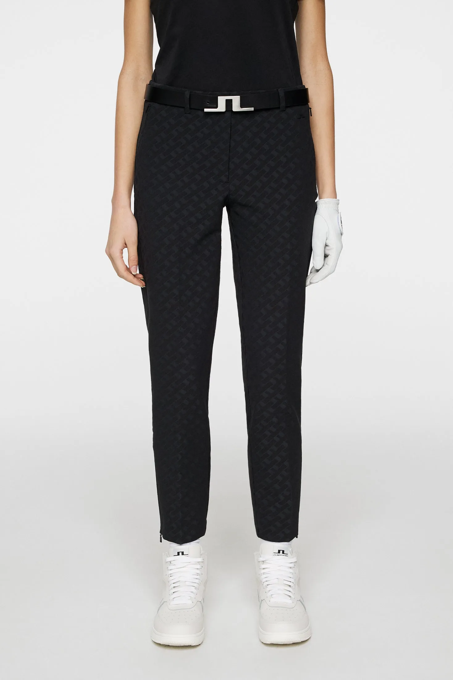 Pia Bridge Pant / Tour Geo Jacquard Black M sold by J. Lindeberg product image thumbnail 2