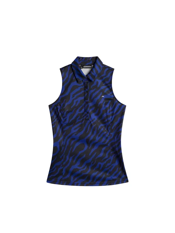 Dena Print Sleeveless Top / Tour Tiger Clematis M sold by J. Lindeberg