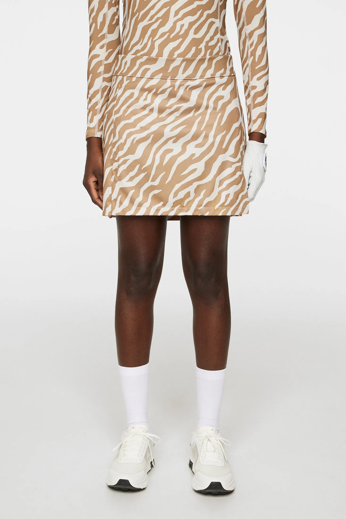 Amelie Mid Print Skirt / Tour Tiger Tigers Eye M sold by J. Lindeberg product image thumbnail 2