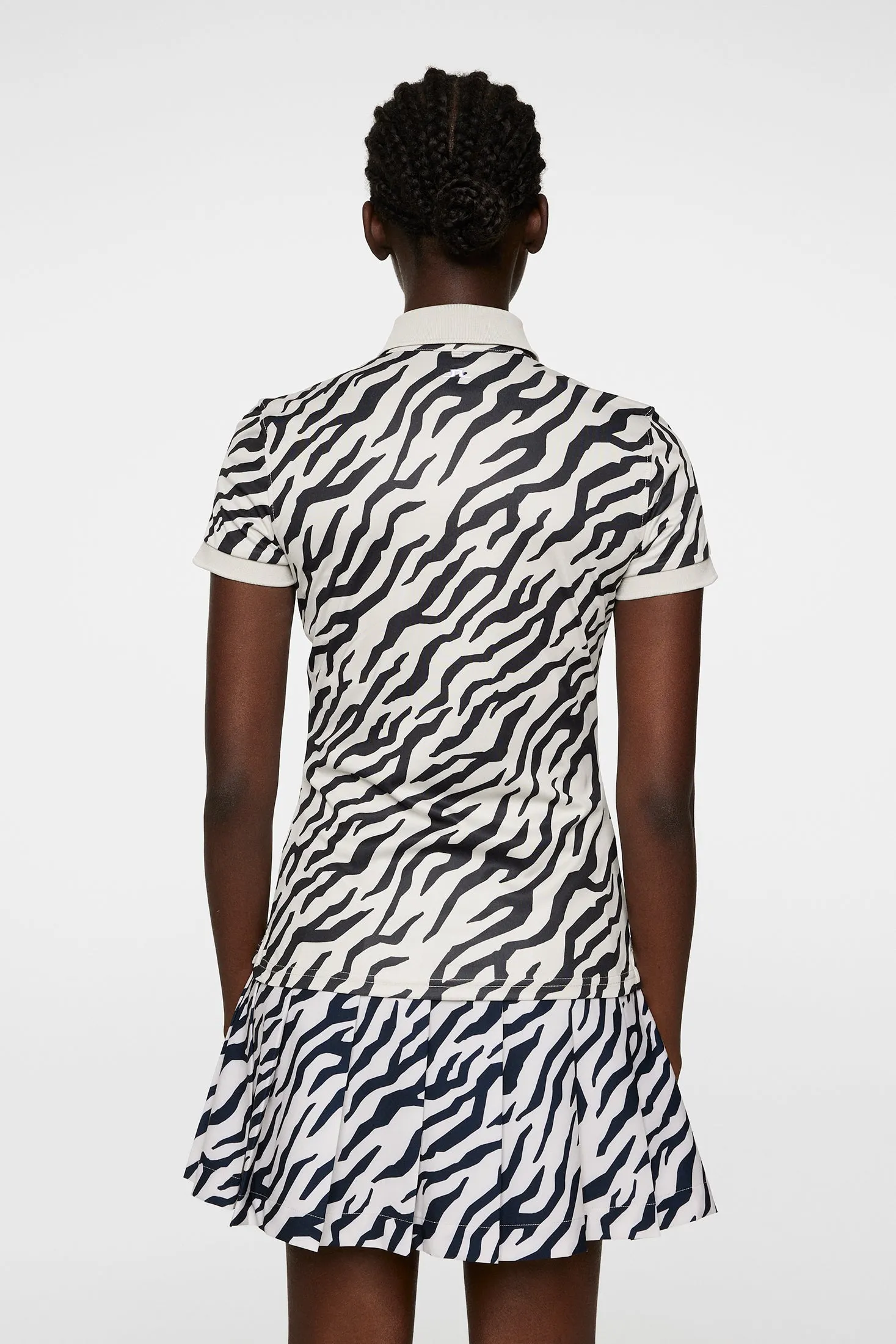 Tour Tech Print Polo / Tour Tiger Moonbeam M sold by J. Lindeberg product image thumbnail 3