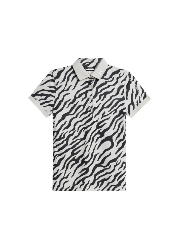 Tour Tech Print Polo / Tour Tiger Moonbeam M sold by J. Lindeberg