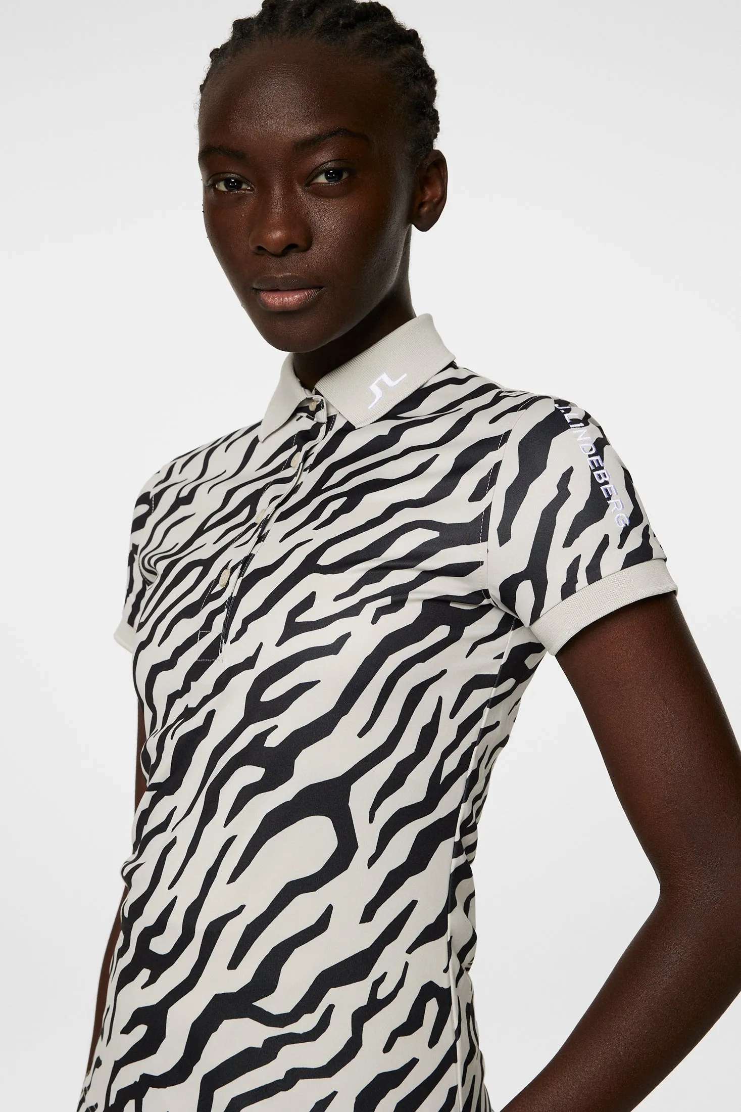 Tour Tech Print Polo / Tour Tiger Moonbeam M sold by J. Lindeberg product image thumbnail 5