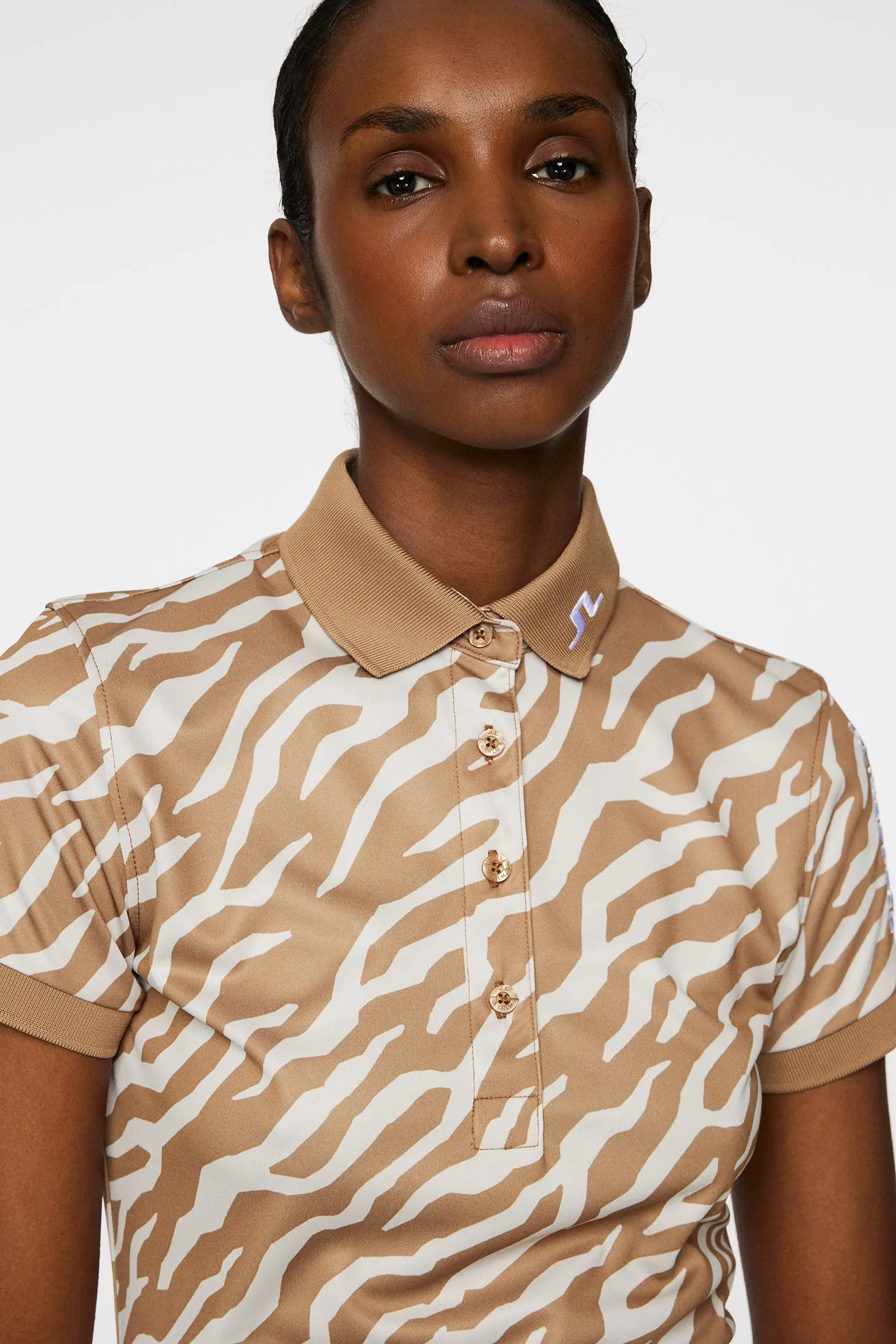 Tour Tech Print Polo / Tour Tiger Tigers Eye M sold by J. Lindeberg product image thumbnail 5