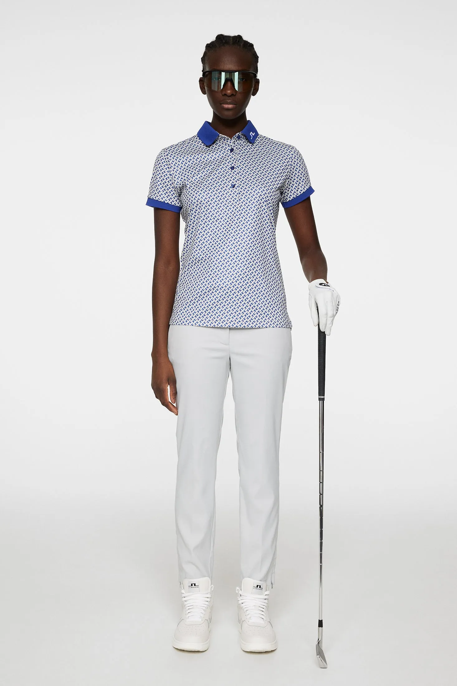 Tour Tech Print Polo / Tour Geo Moonbeam S sold by J. Lindeberg product image thumbnail 4