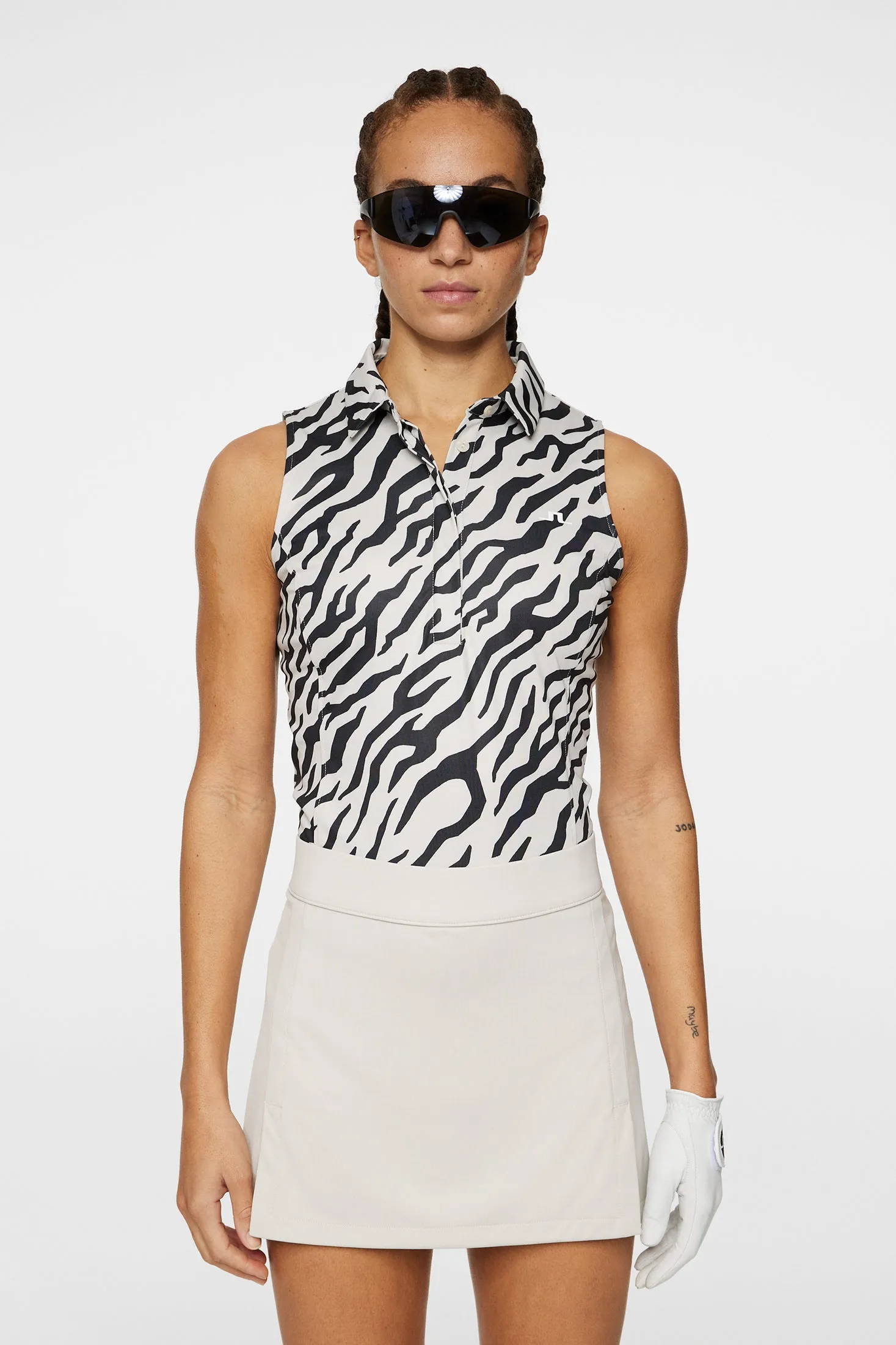 Dena Print Sleeveless Top / Tour Tiger Moonbeam M sold by J. Lindeberg product image thumbnail 2