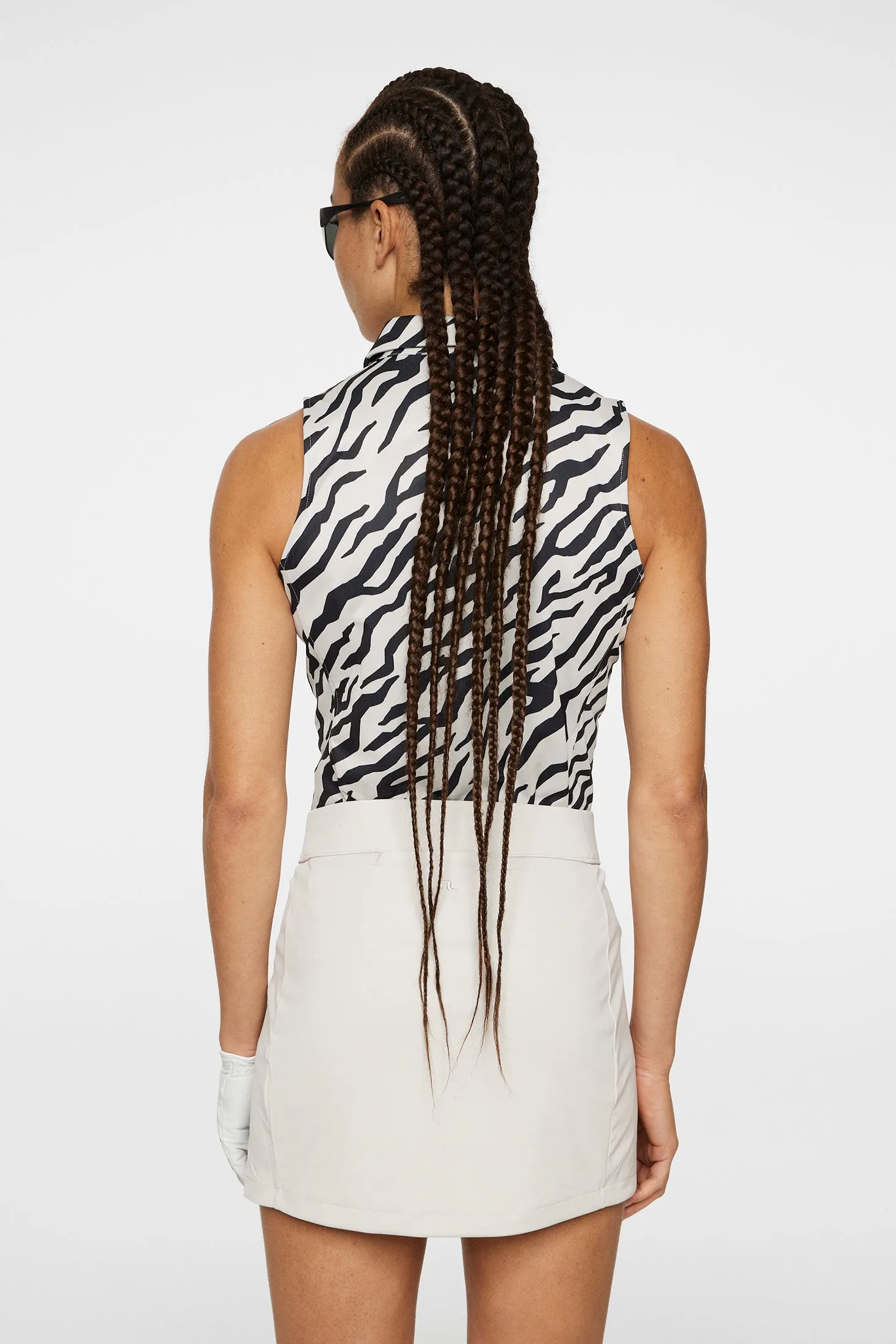 Dena Print Sleeveless Top / Tour Tiger Moonbeam M sold by J. Lindeberg product image thumbnail 3
