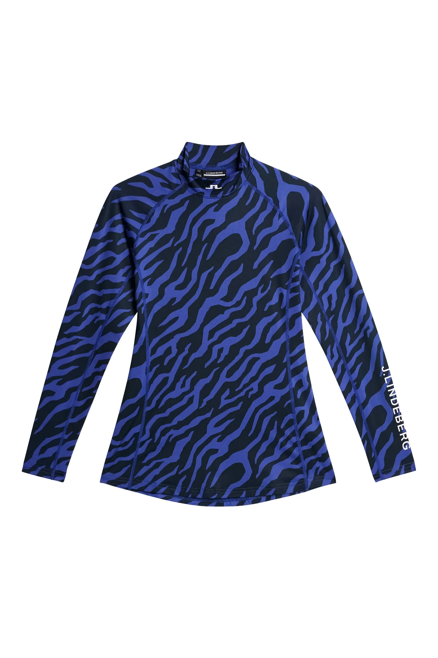 Ella Print Compression Top / Tour Tiger Clematis M sold by J. Lindeberg