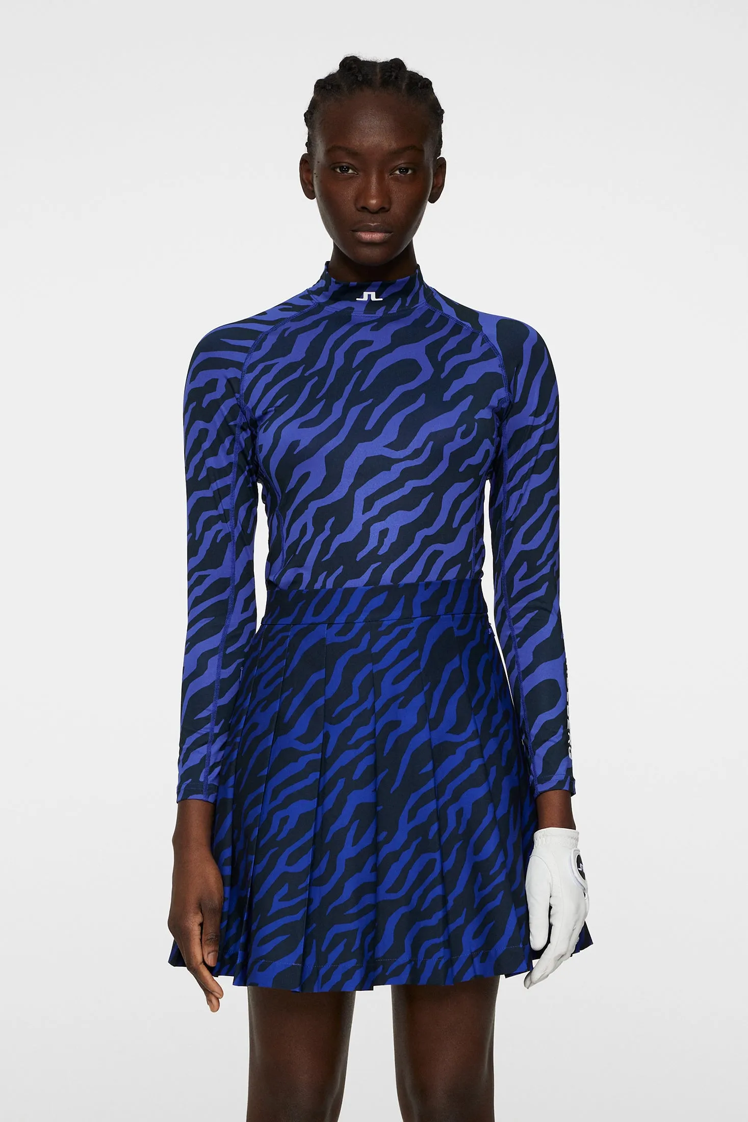 Ella Print Compression Top / Tour Tiger Clematis M sold by J. Lindeberg product image thumbnail 2