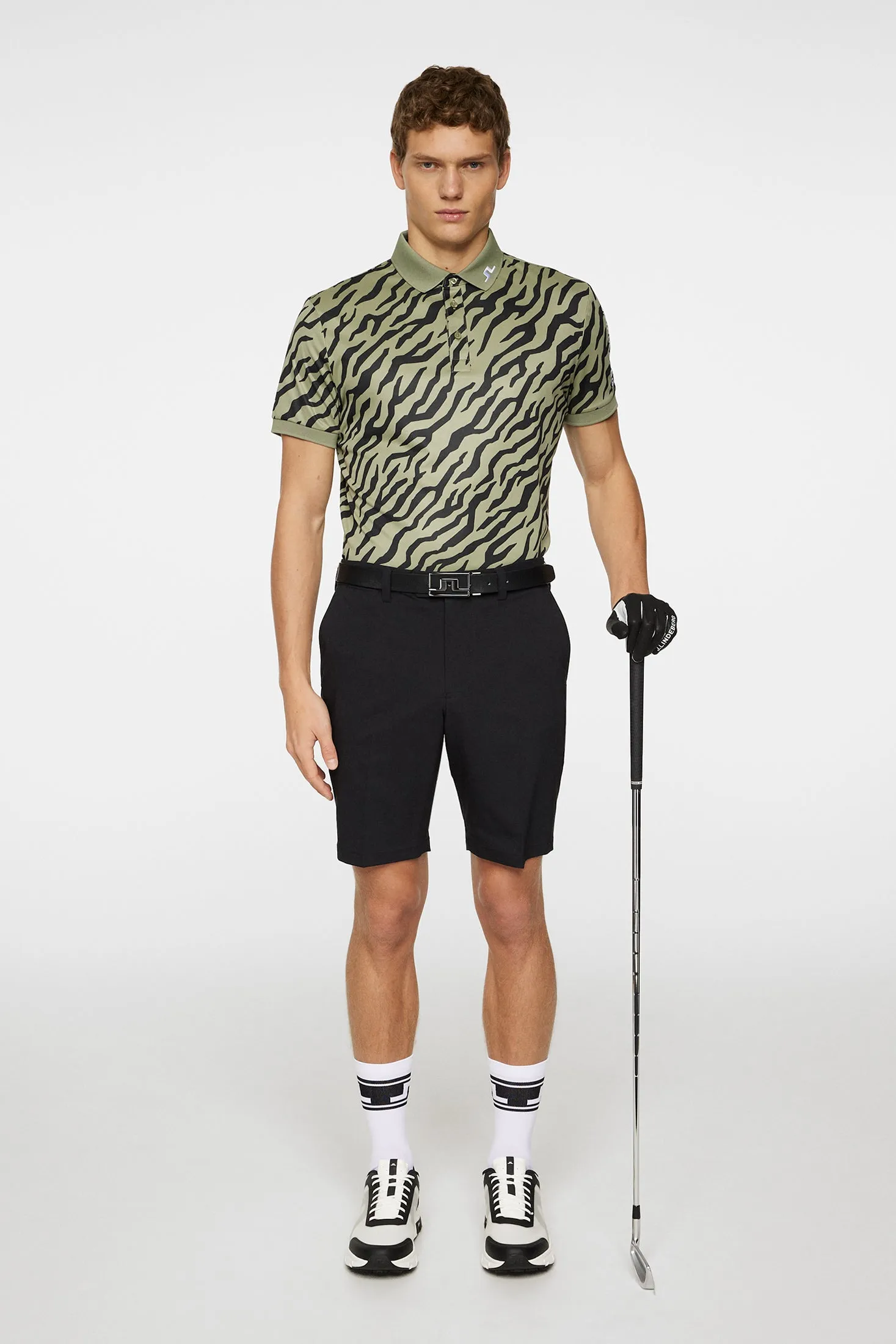 Tour Tech Print Polo / Tour Tiger Olive M sold by J. Lindeberg product image thumbnail 4