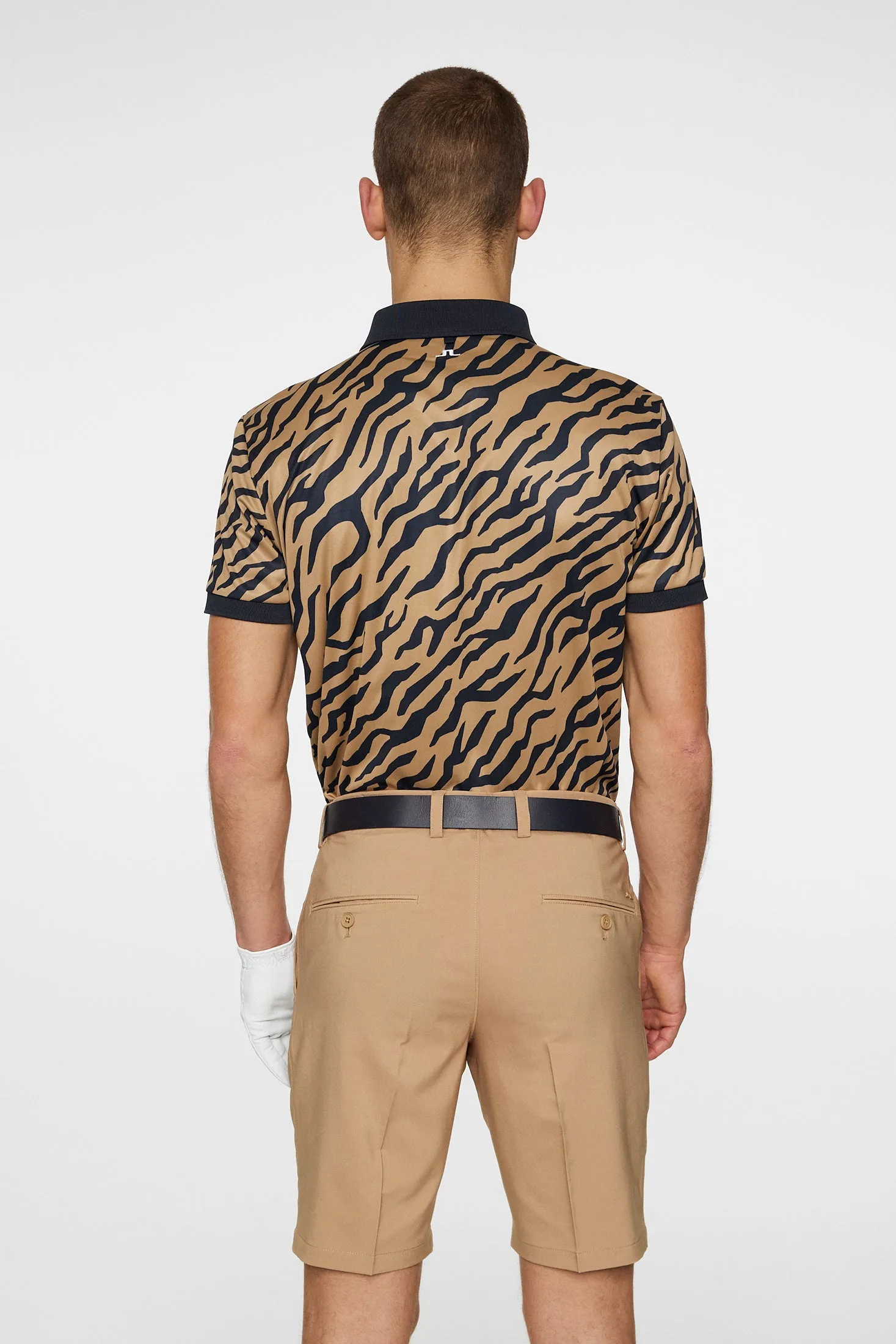 Tour Tech Print Polo / Tour Tiger Brown M sold by J. Lindeberg product image thumbnail 3