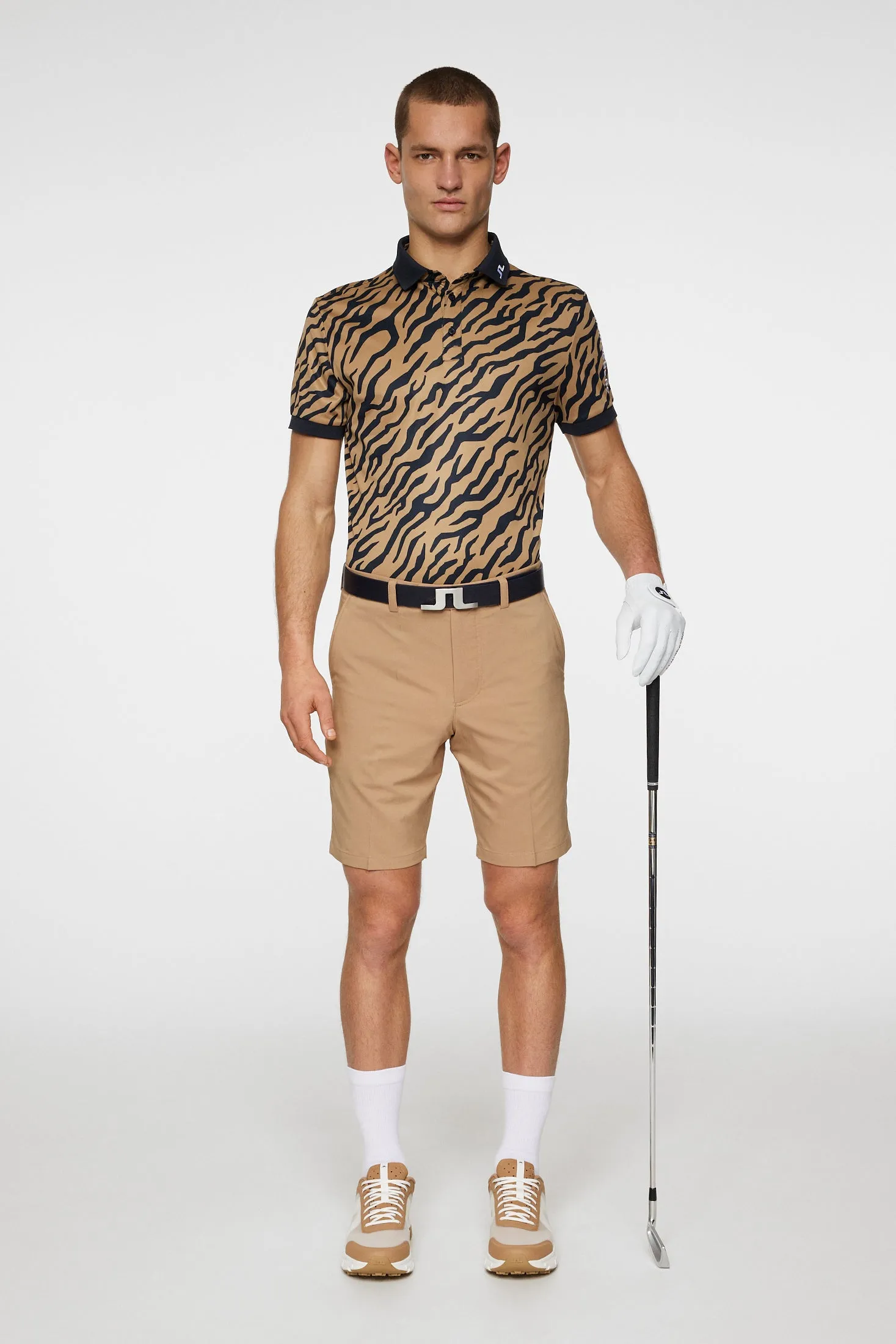 Tour Tech Print Polo / Tour Tiger Brown M sold by J. Lindeberg product image thumbnail 4
