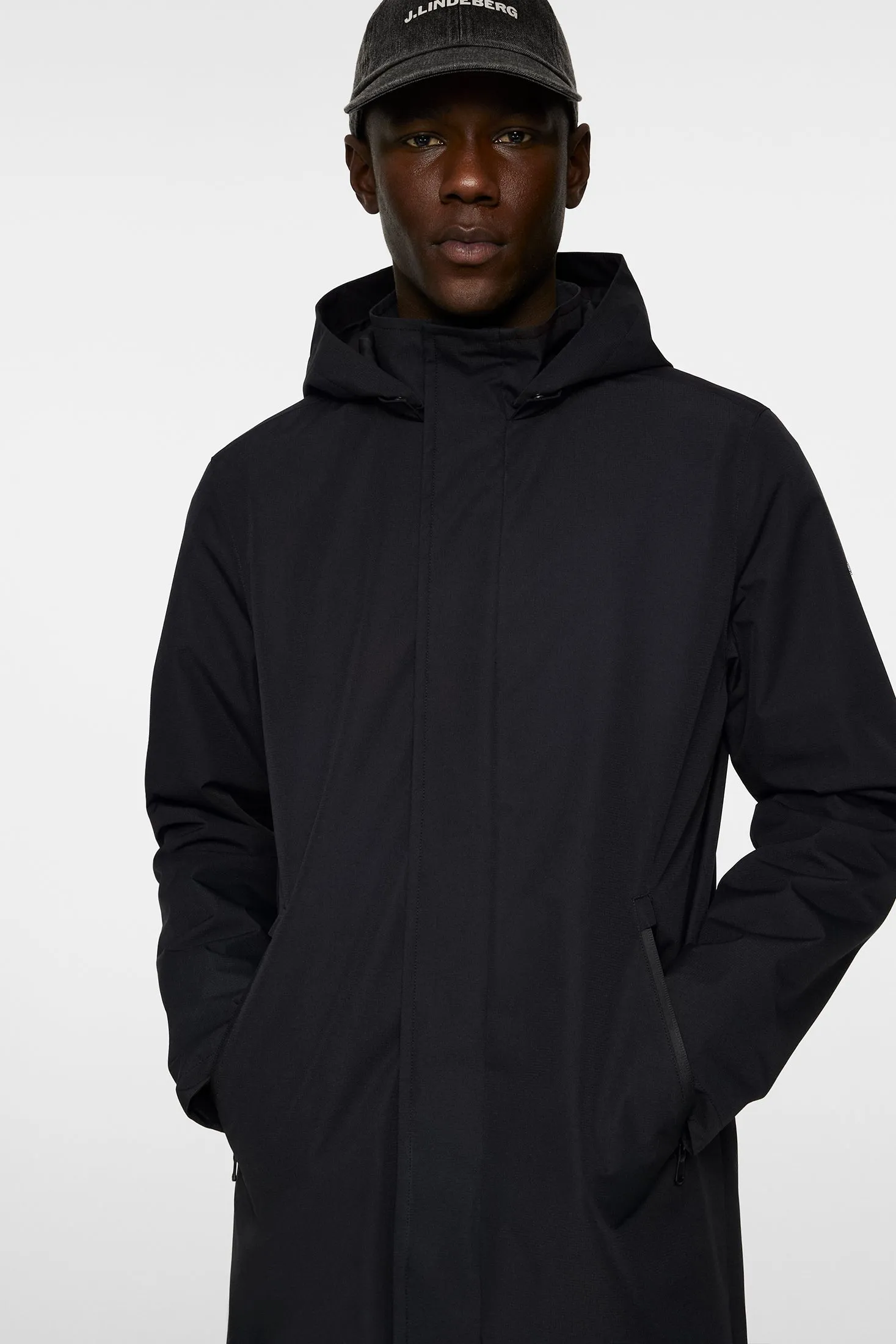 Tobias 2L Midlength Jacket / Black sold by J. Lindeberg product image thumbnail 5