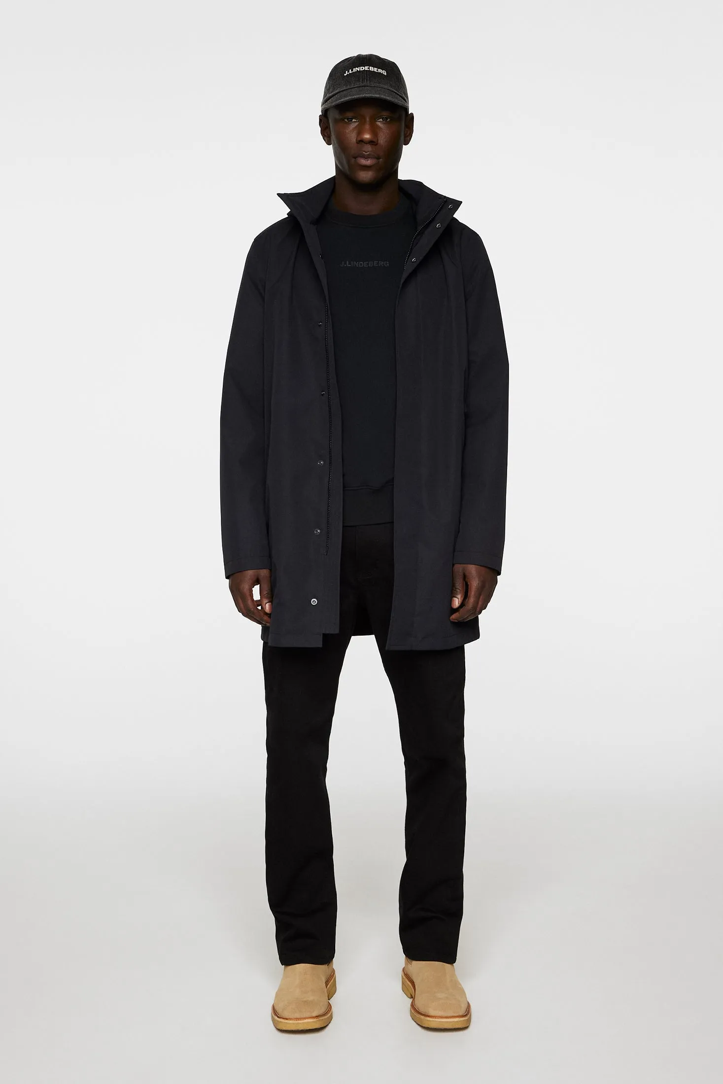 Tobias 2L Midlength Jacket / Black sold by J. Lindeberg product image thumbnail 4