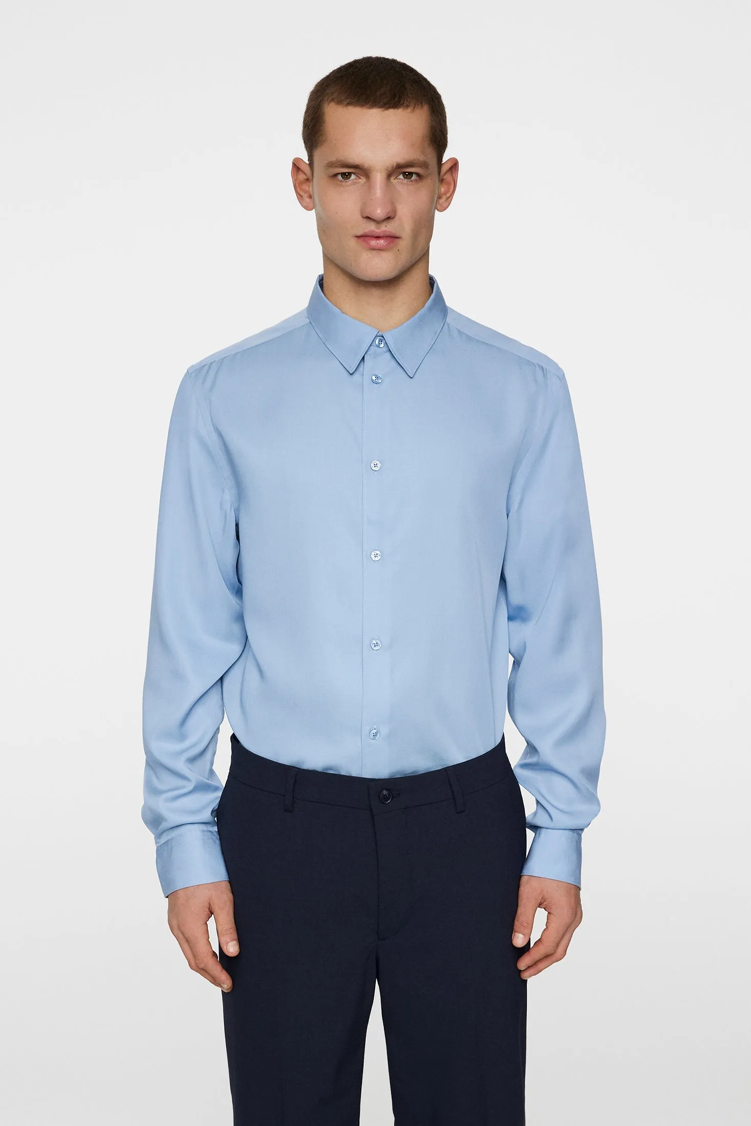 Slim LS Comfort Tencel Shirt / Rain Washed sold by J. Lindeberg product image thumbnail 2